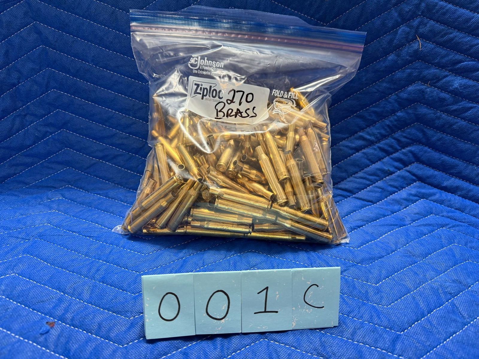 270 Winchester Brass: 270 Winchester brass casings, once fired. 5.8 pounds total. Approximately 35 casings per pound. See photos.