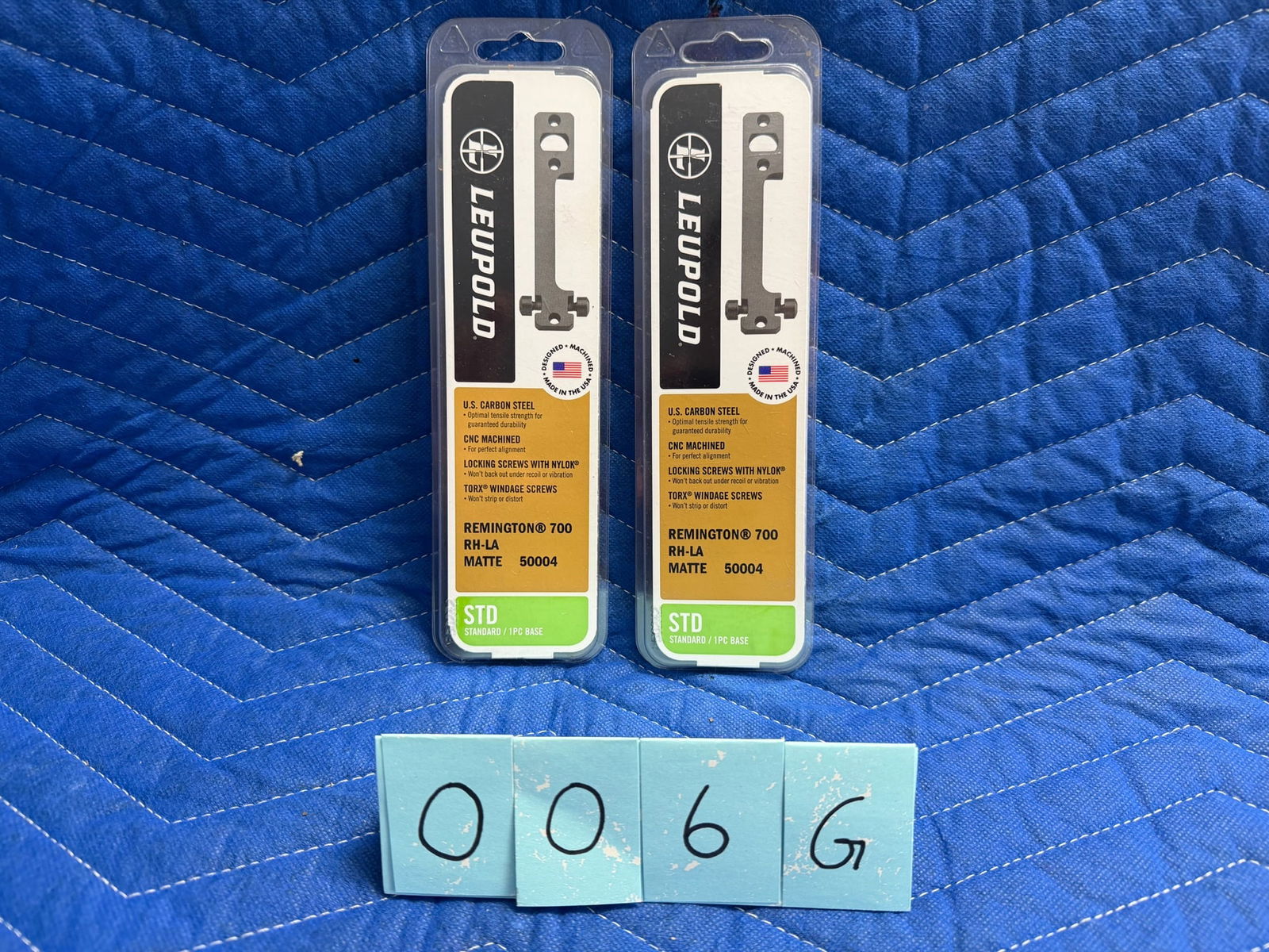 Leupold Scope Bases for Remington 700: Two new Leupold one piece scope bases for Remington 700. Matte. Part No. 50004. See photos.