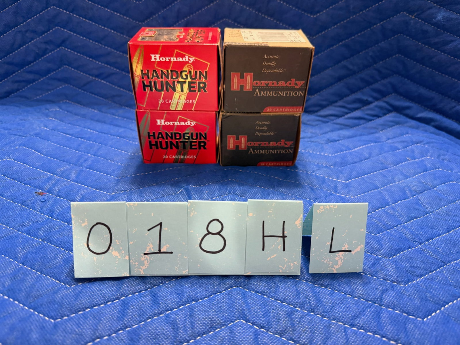 460 Smith & Wesson Ammo: 460 Smith & Wesson Magnum ammunition. Two boxes of Hornady Custom, 200 grain FTX (40 rounds). Two boxes of Hornady Handgun Hunter, 200 grain Monoflex (40 rounds). 80 rounds total. See photos.