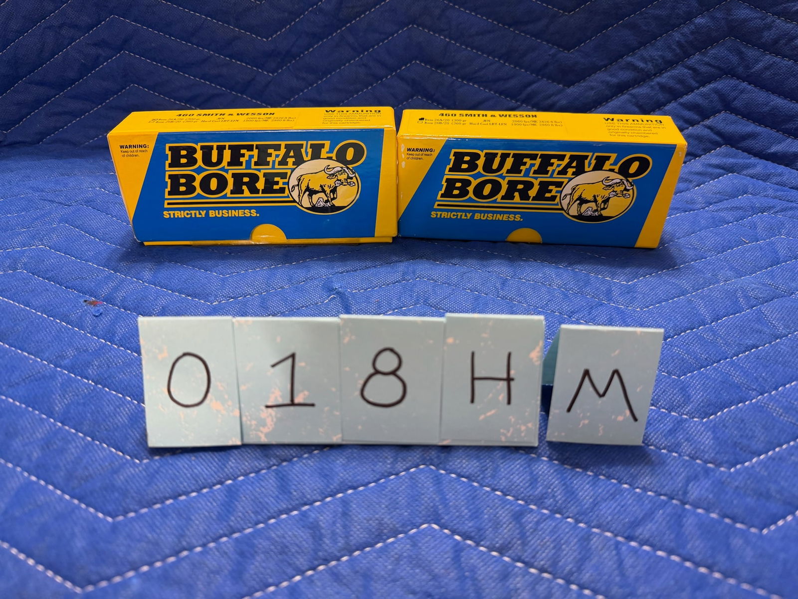 460 Smith & Wesson Ammo: Buffalo Bore 460 Smith & Wesson ammunition. 300 grain JFN. 40 rounds. See photos.