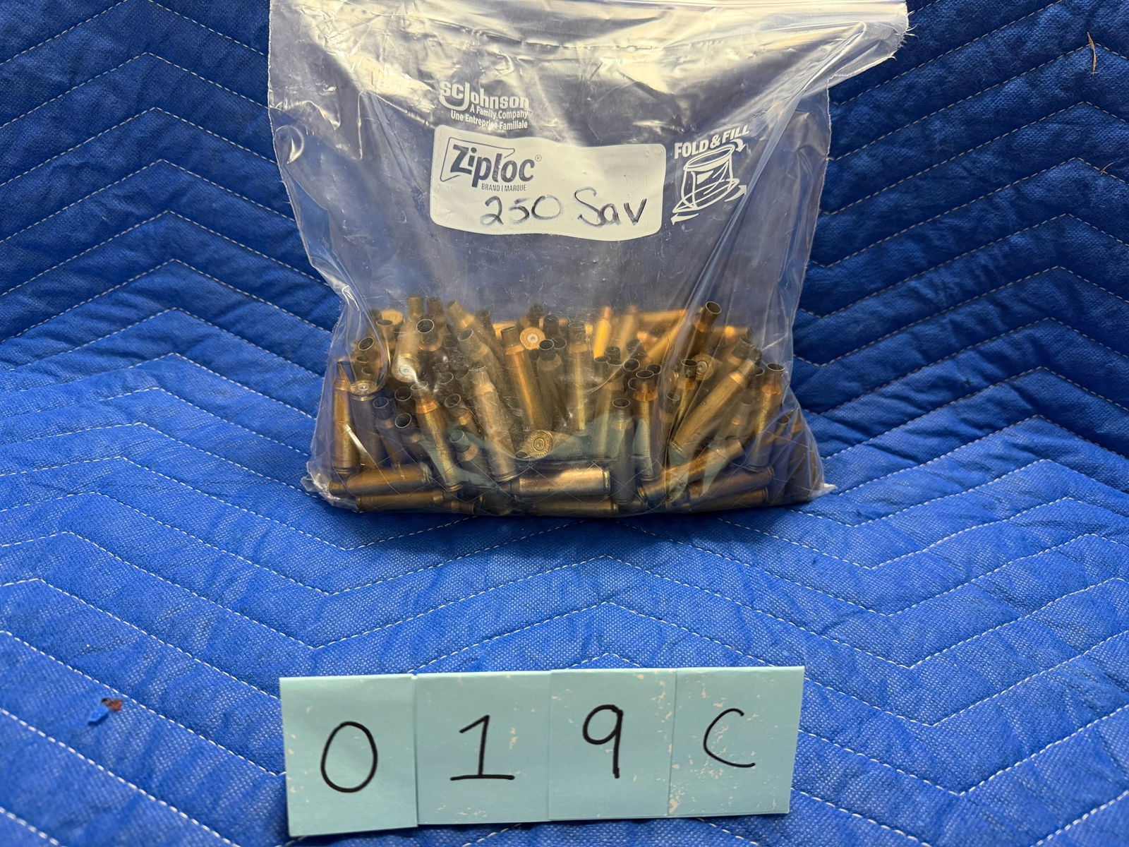 250 Savage Brass: 250 Savage brass casings, once fired. 2.6 pounds total. Approximately 46 casings per pound. See photos.