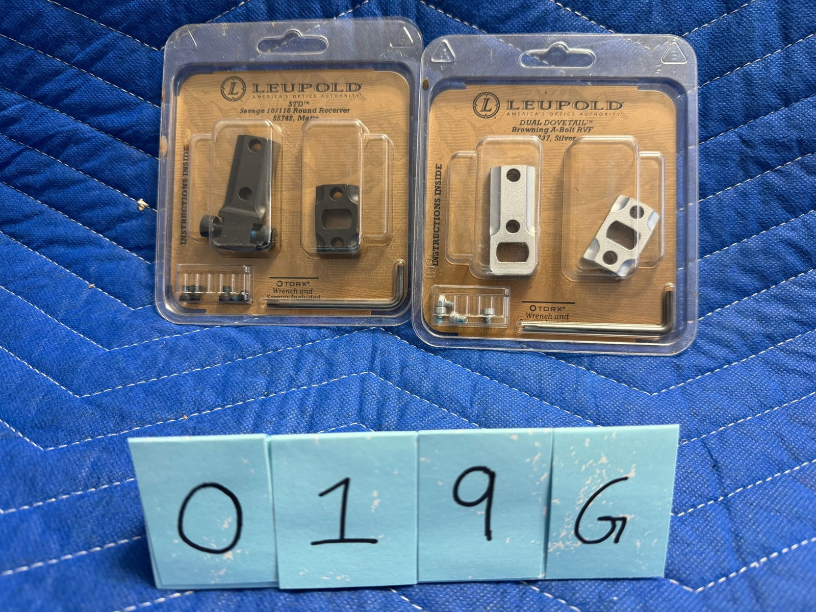 Leupold Scope Bases: Leupold scope bases. One new two piece scope base for Savage Model 10 or Model 110, matte, Part No. 55842. One new two piece scope base for Browning A-Bolt, silver, Part No. 57537. See photos.