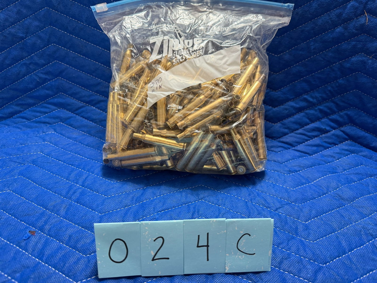 270 Winchester Brass: 270 Winchester brass casings, once fired. 6.0 pounds total. Approximately 35 casings per pound. See photos.