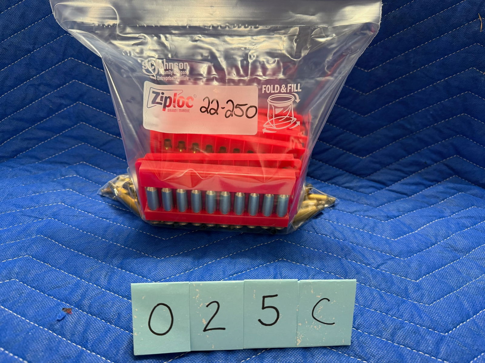 22-250 Brass: 22-250 brass casings, once fired. Approximately 129 casings. See photos.