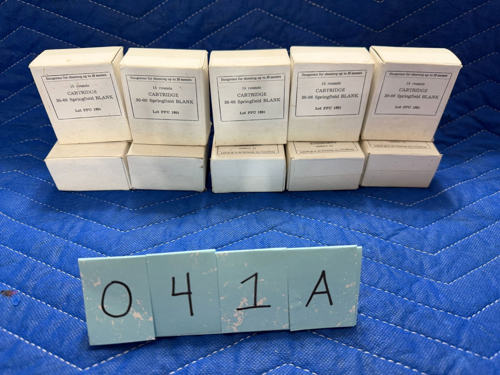 30-06 Springfield Blanks: 30-06 Springfield blanks. Ten boxes. 150 rounds. See photos.