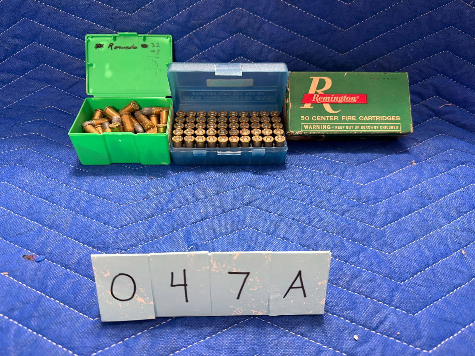 38 Short Colt Ammo: 38 Short Colt ammunition. One factory box of Remington, 125 grain lead (40 rounds). 42 loose reloaded rounds of 125 grain lead. 50 additional reloaded rounds. 132 rounds total. See photos.