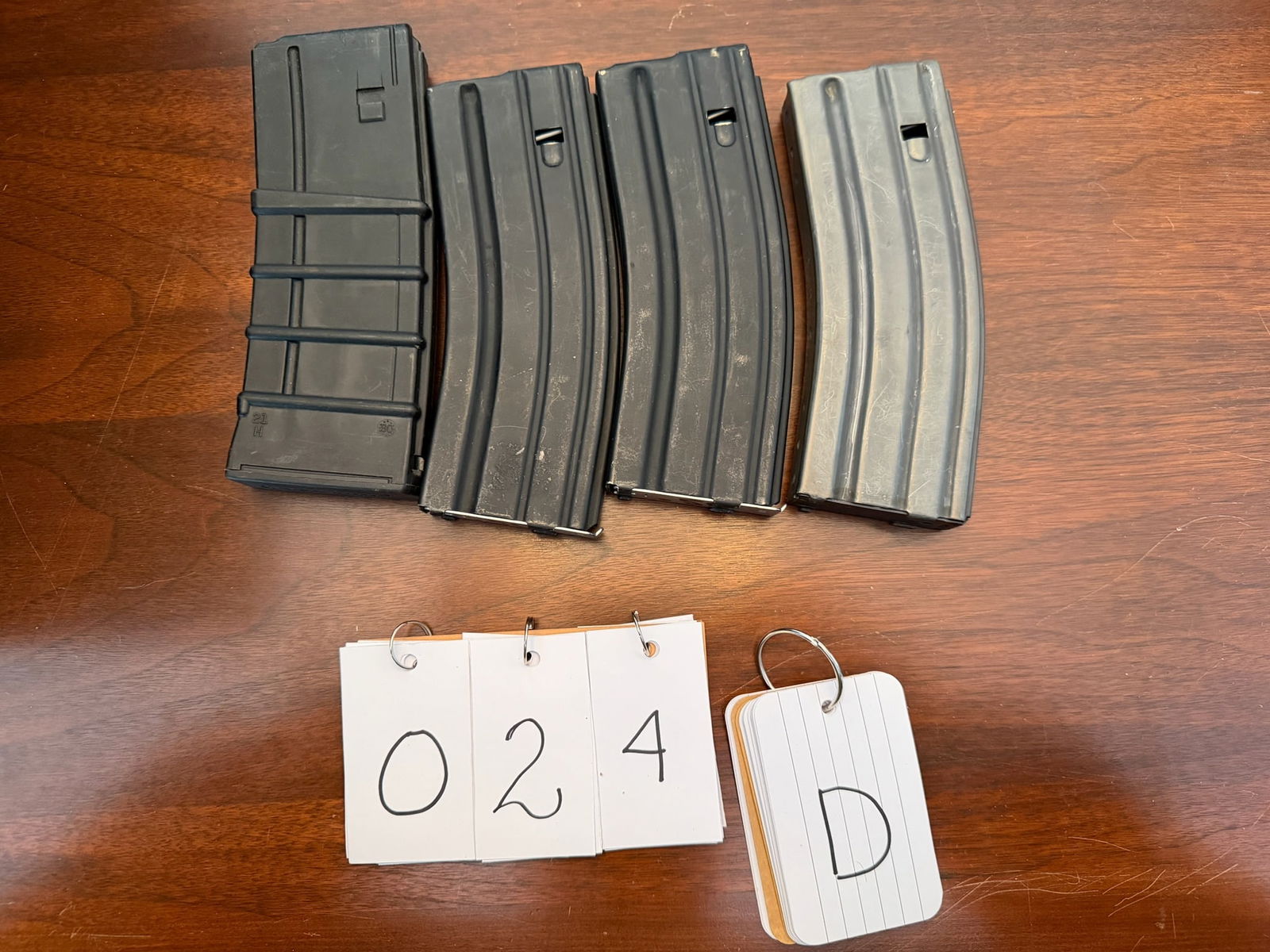 Six 5.56x45mm NATO High Capacity Magazines: Six 5.56x45mm NATO high capacity magazines. Four 30 round and two 20 round. Comes with three followers. See photos. LEO, FFL OR OUT OF STATE SALES ONLY. MAGAZINES ARE NOT NYS COMPLIANT.