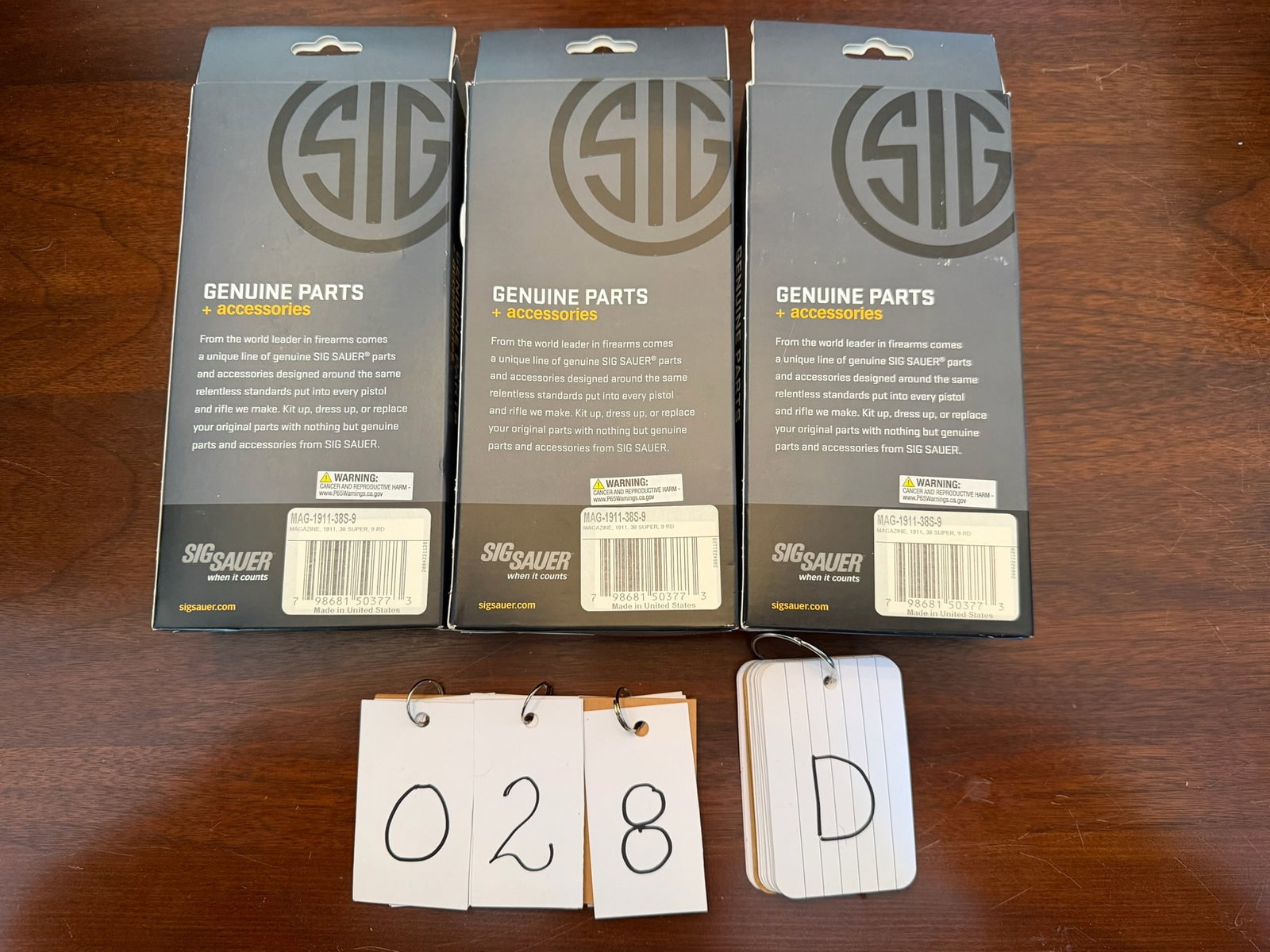 Three Sig Sauer 1911 Magazines - 2