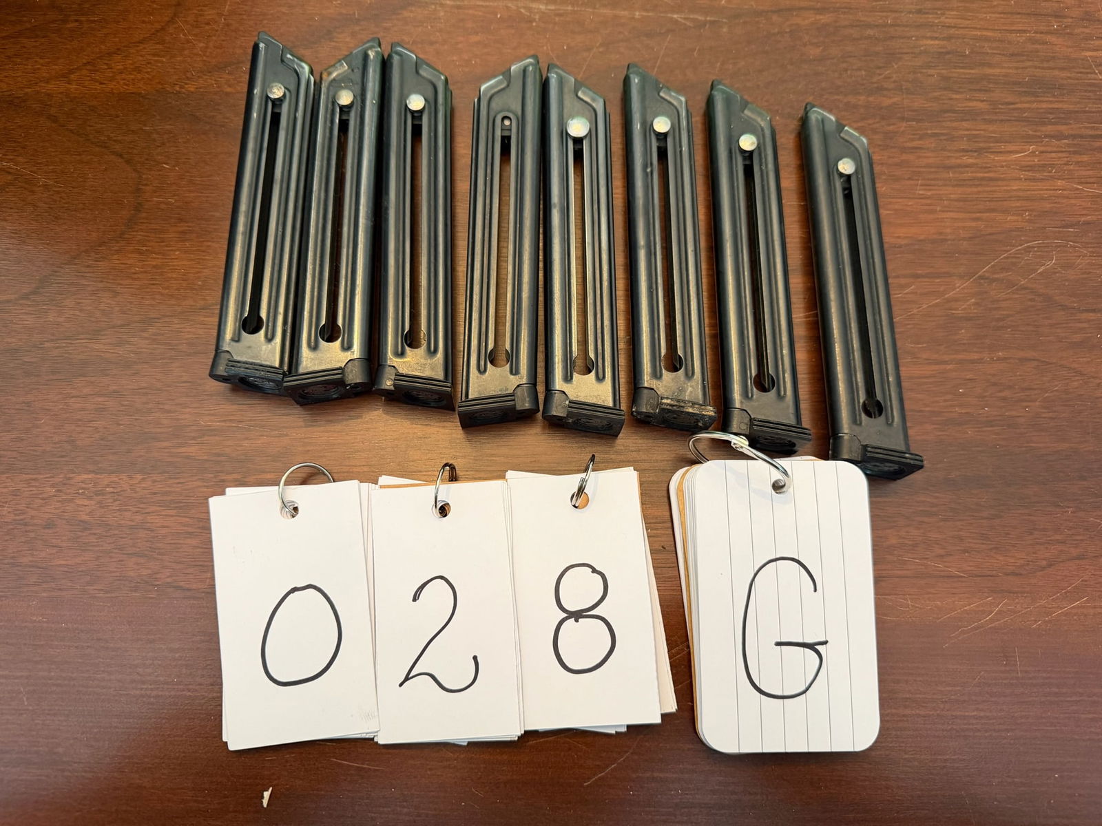 Eight Ruger MK I/II/III Magazines: Eight Ruger MK I/II/III magazines. All nine round. Ruger brand. See photos.