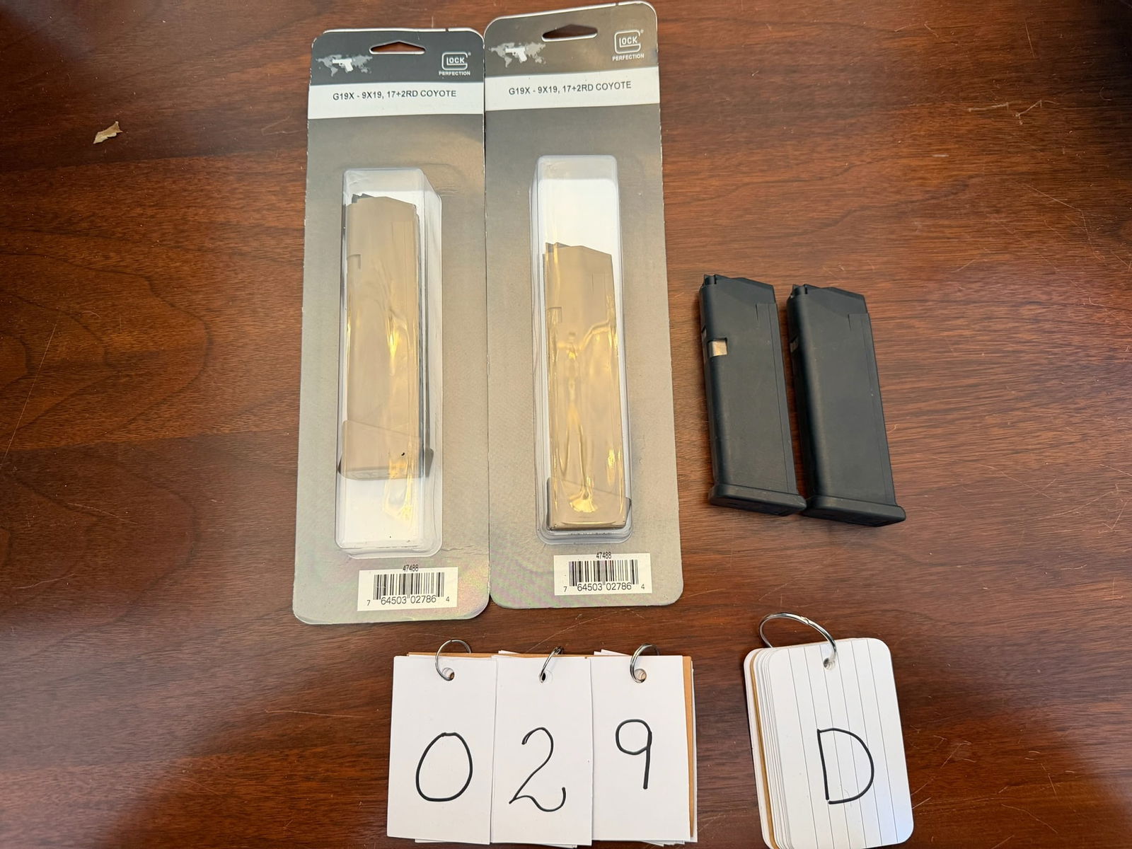 Four Glock Magazines