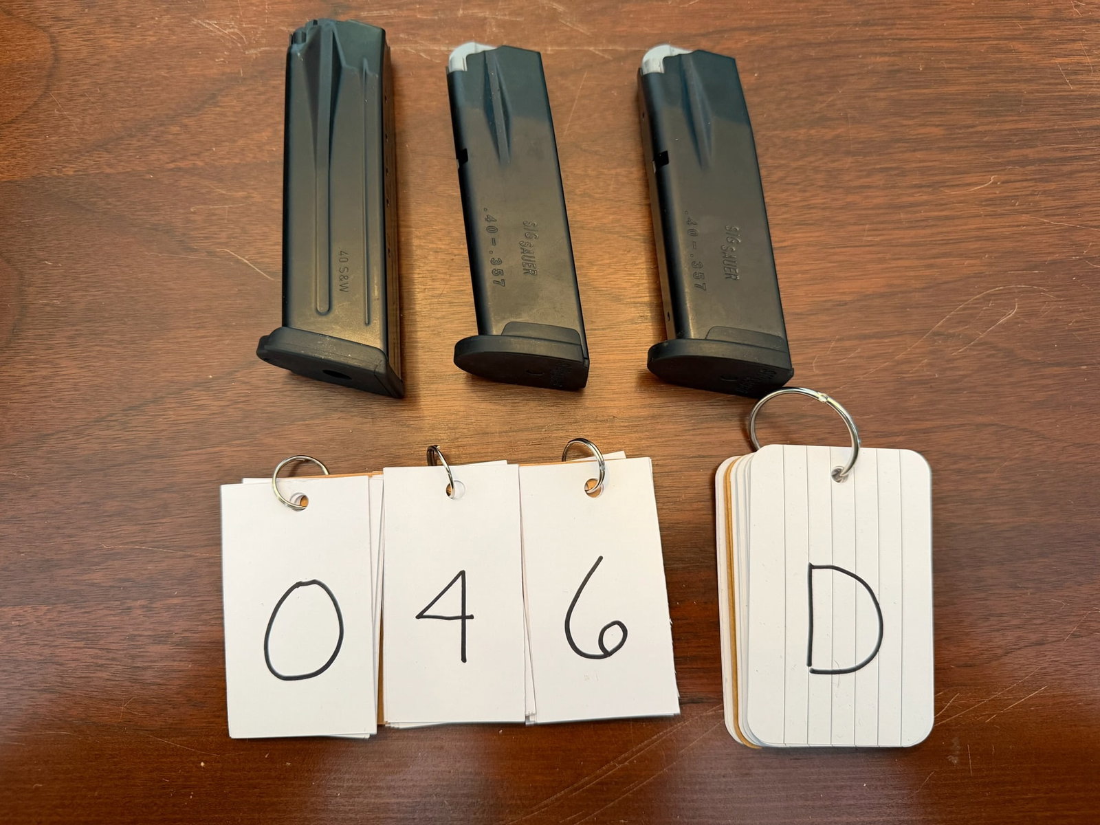 Four Sig Sauer Magazines - 3