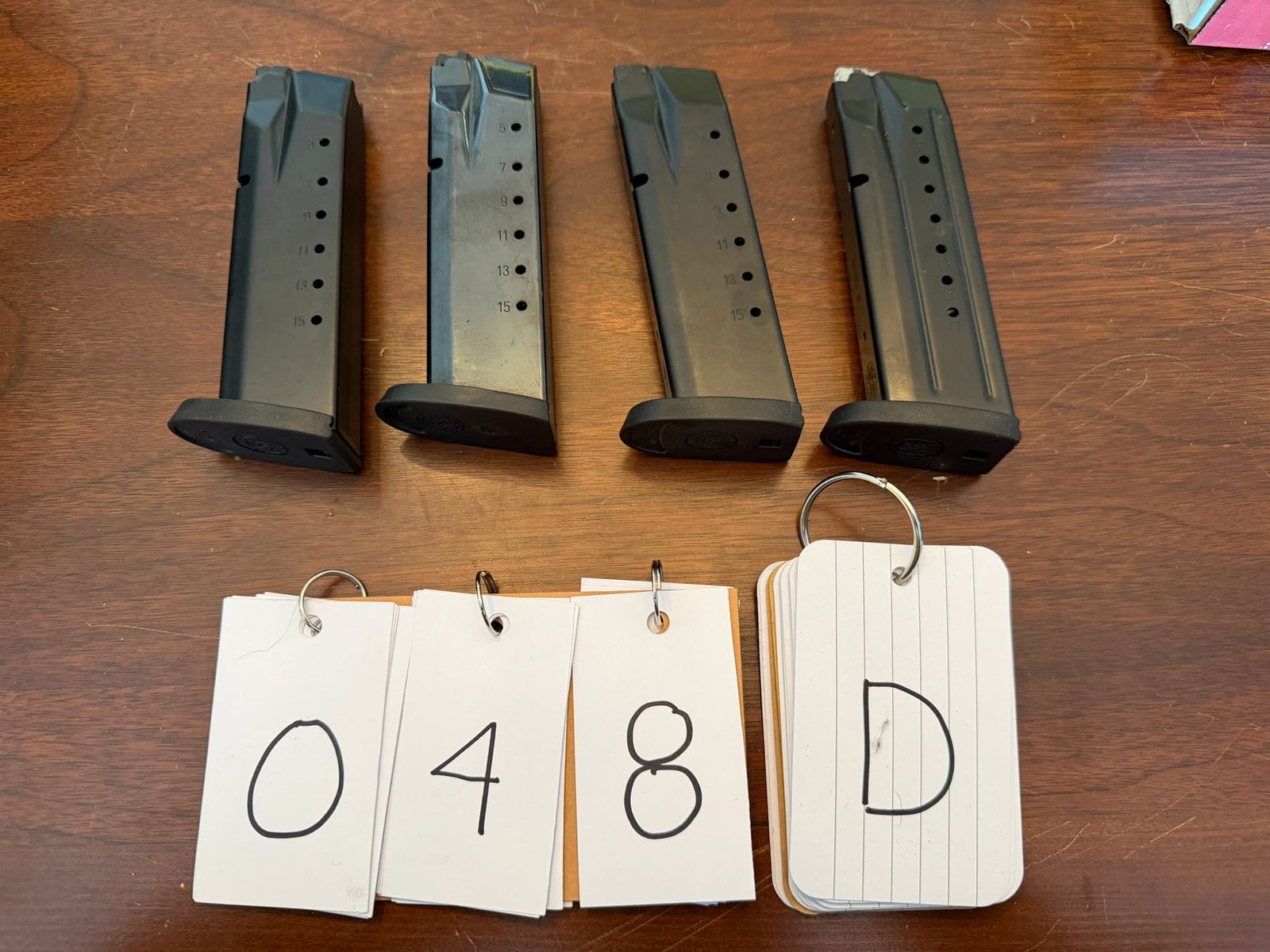 Four Sigma High Capacity Magazines: Four Sigma high capacity magazines. Three 40 Smith & Wesson/357 Sig, 15 rounds each. One 9mm, 17 rounds. See photos. LEO, FFL OR OUT OF STATE SALES ONLY. MAGAZINES ARE NOT NYS COMPLIANT.