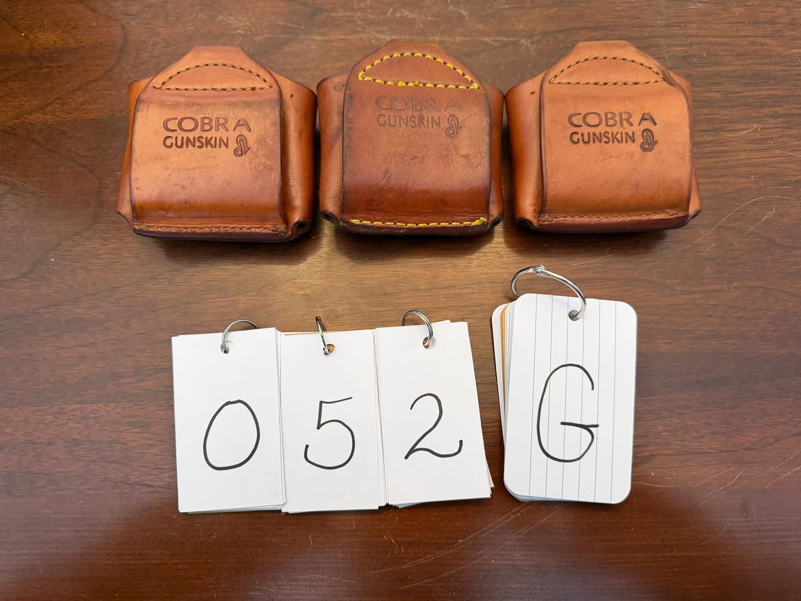 Three Leather Magazine Pouches (1 of 2)