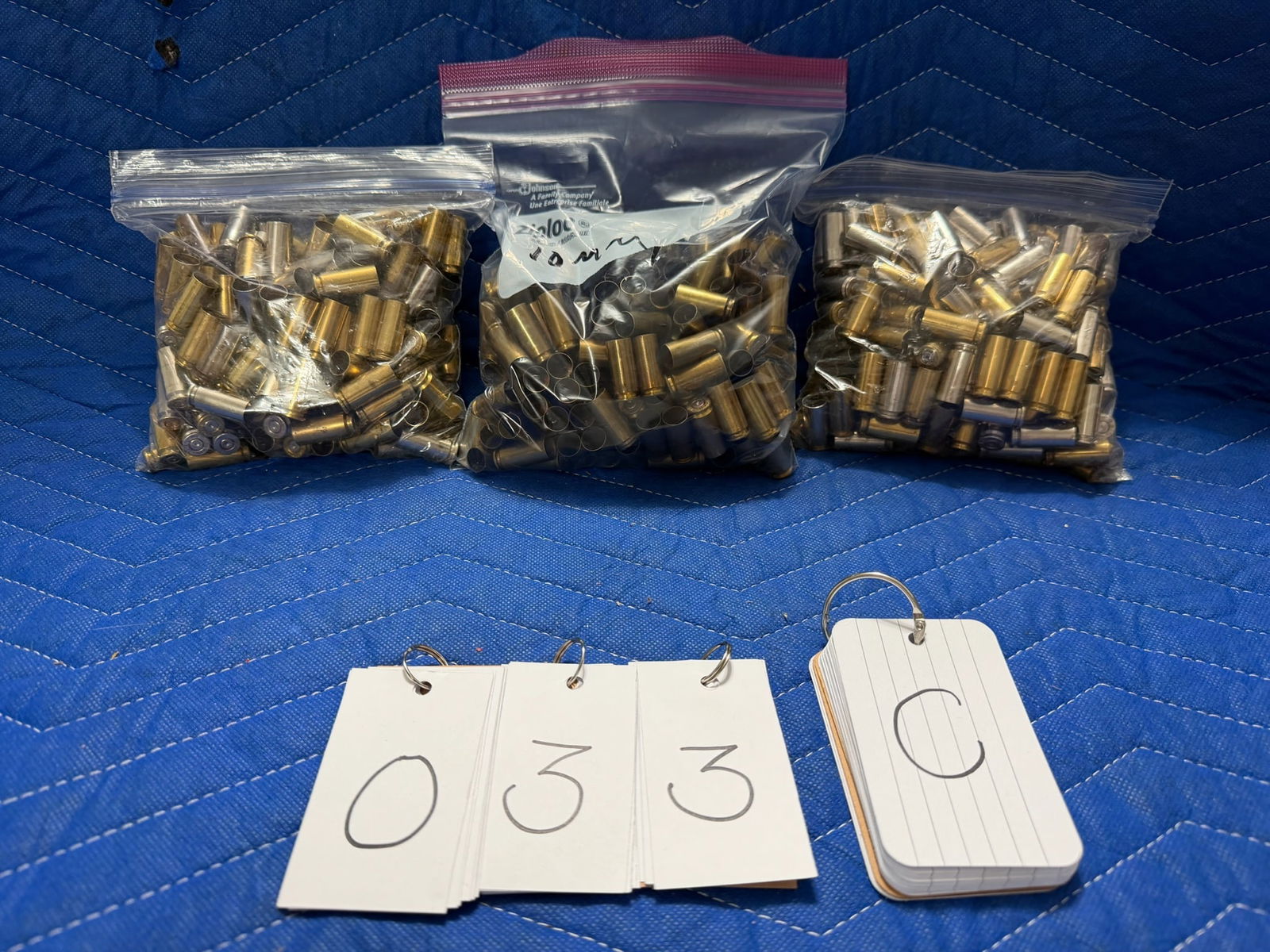 10mm Brass: 10mm brass casings. 6.2 pounds total. Approximately 96 casings per pound. See photos.