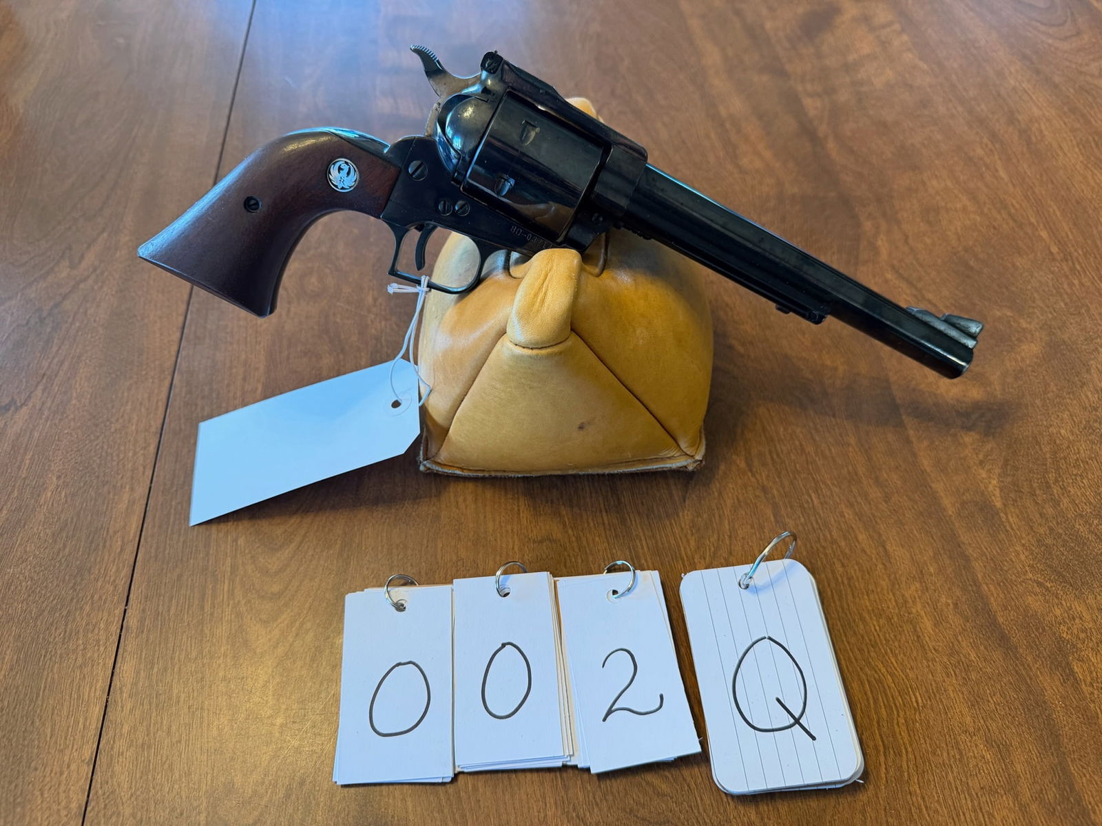 Ruger Super Blackhawk: Ruger Super Blackhawk. 44 Magnum. 7.5" barrel. Blued single action six-shot revolver. New old stock with the original box. Serial No. 80-03714. See photos.