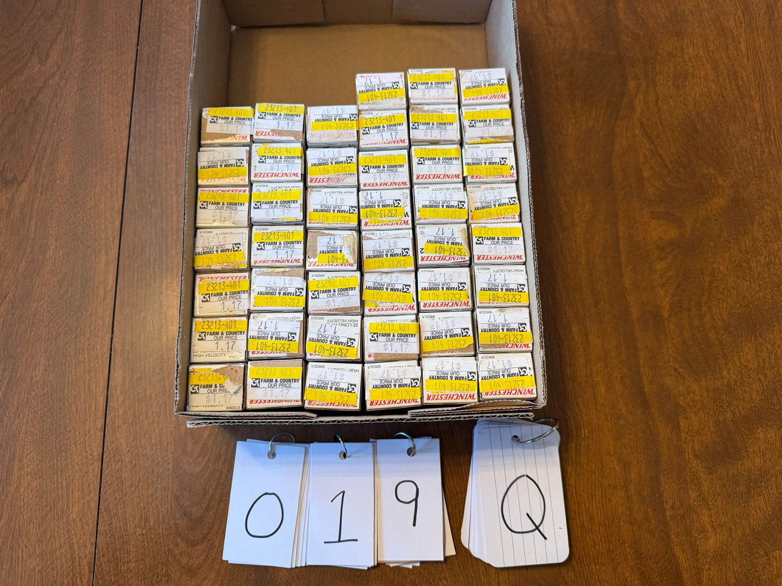 22LR Ammo: Winchester Wildcat 22LR ammunition. 45 boxes. 40 grain lead round nose. 2250 rounds. See photos.