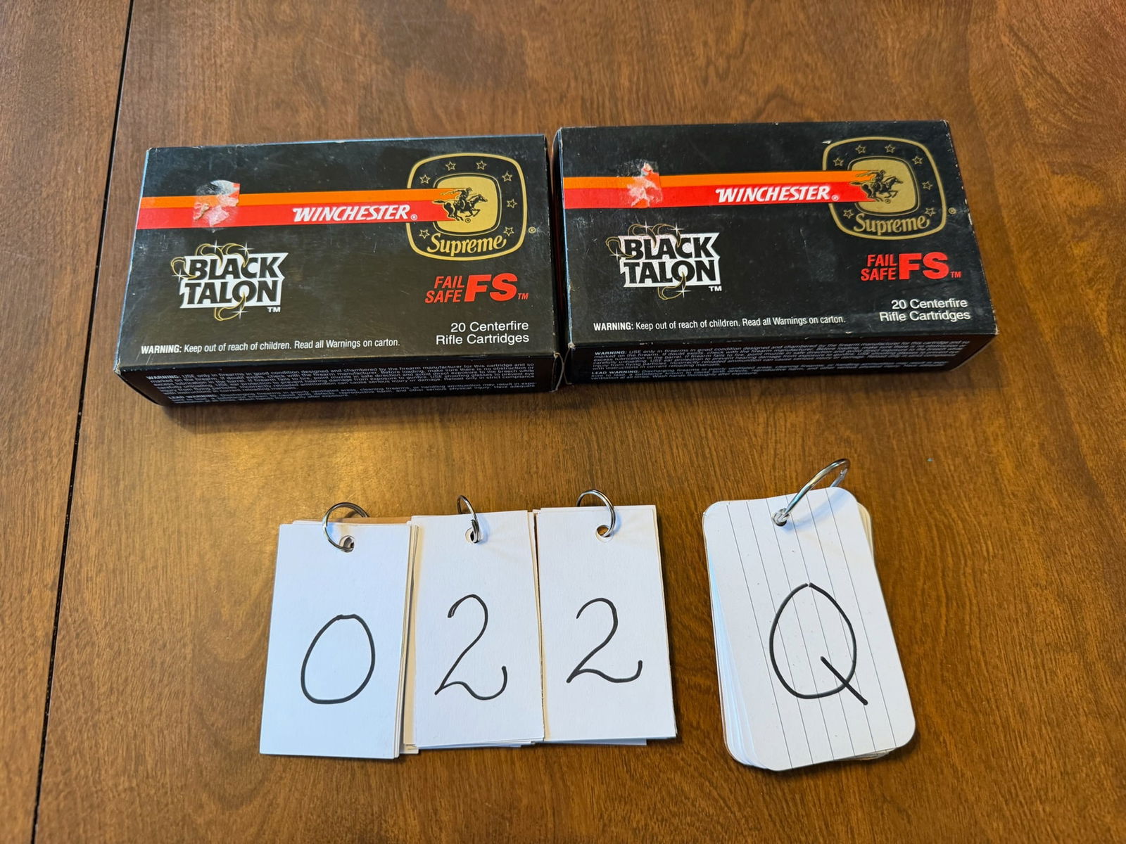 30-06 Springfield Black Talon Ammo: 30-06 Springfield Black Talon ammunition. Two boxes of Winchester Black Talon, 180 grain FST. 40 rounds. See photos.
