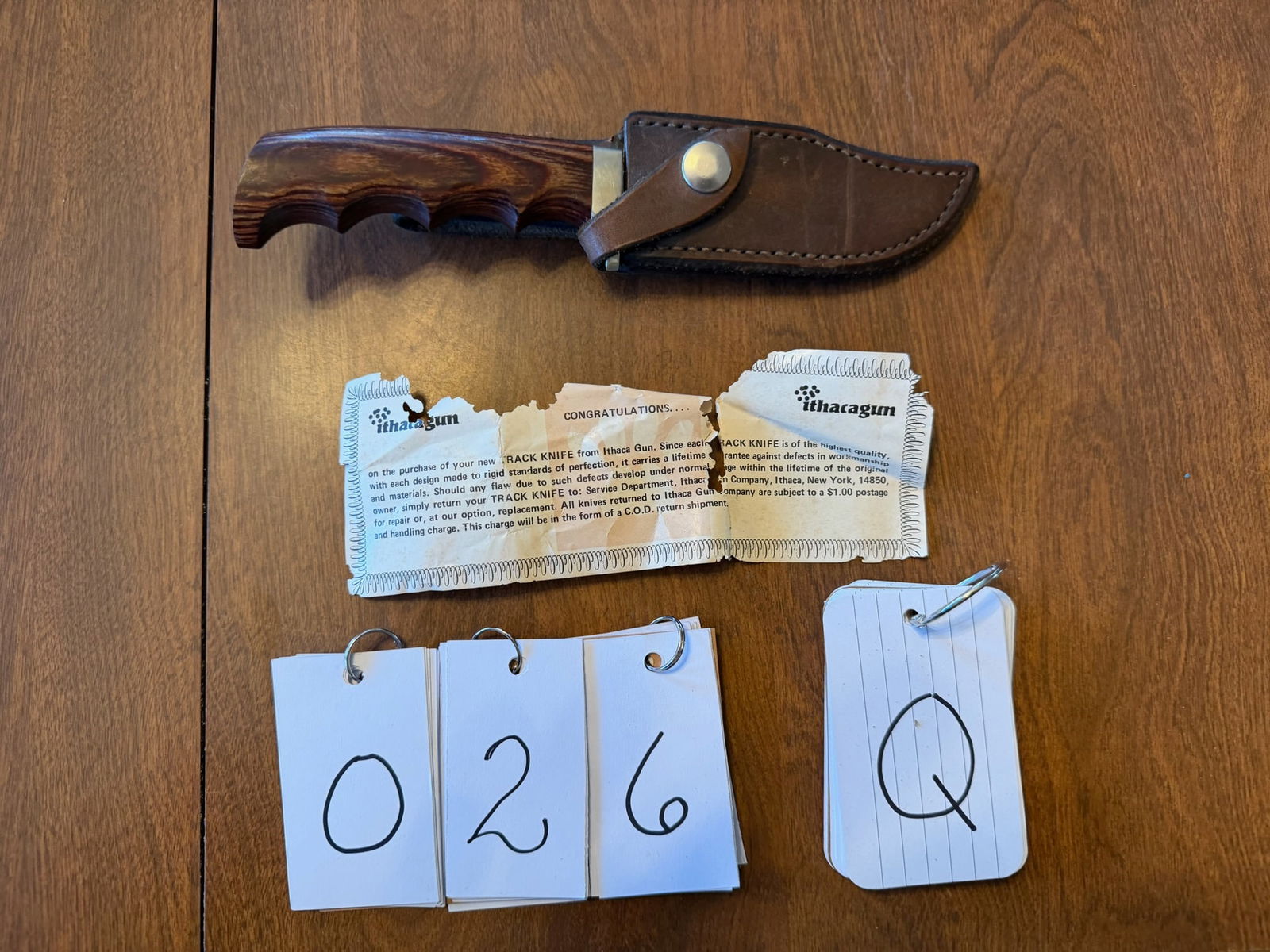 Ithaca Gun Track Knife - 3