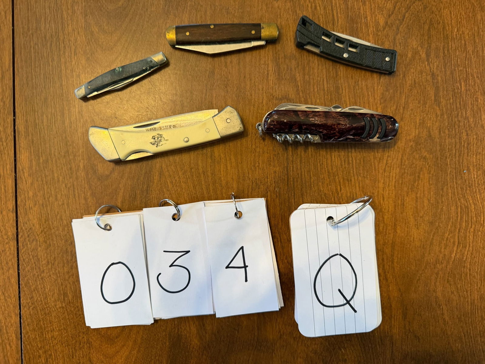 Five Folding Pocket Knives - 2