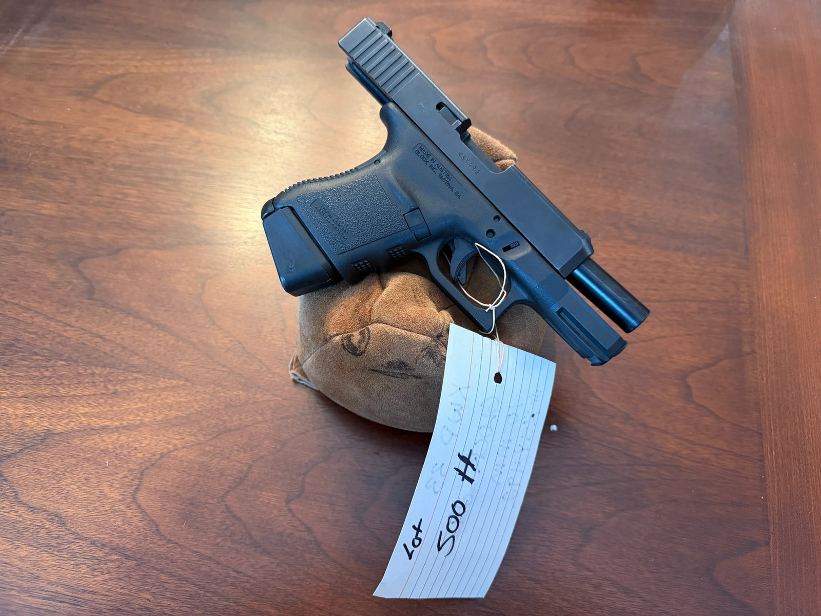 Glock Model 29: Glock Model 29. 10mm. 4" barrel. Serial No. KSY492. See photos.