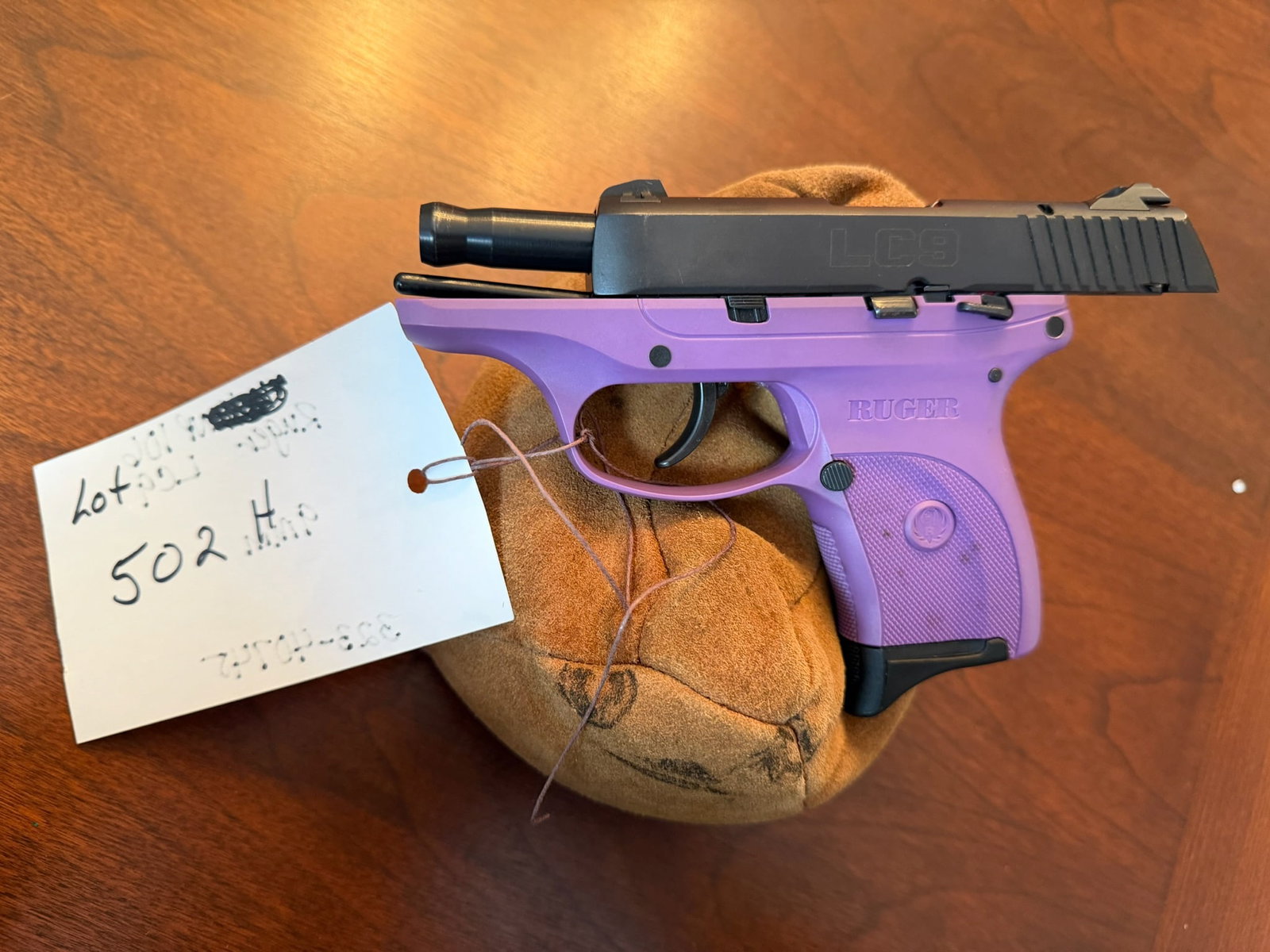 Ruger Model LCP: Ruger Model LCP. 9mm. 2.75" barrel. Serial No. 323-40745. See photos.