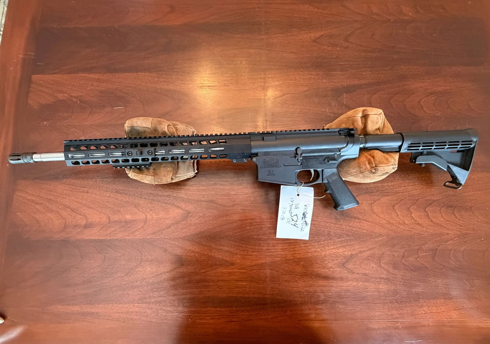 Palmetto Model M5: Palmetto Model M5. 308 Winchester. 20" barrel. Adjustable gas block. Serial No. G329955. See photos.