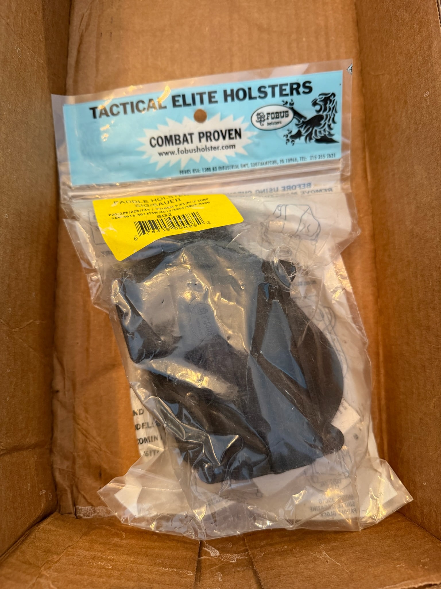 Two Tactical Elite Paddle Holsters for Sig Sauers: Two Tactical Elite Paddle Holsters for Sig Sauers. New in the packaging. See photos.