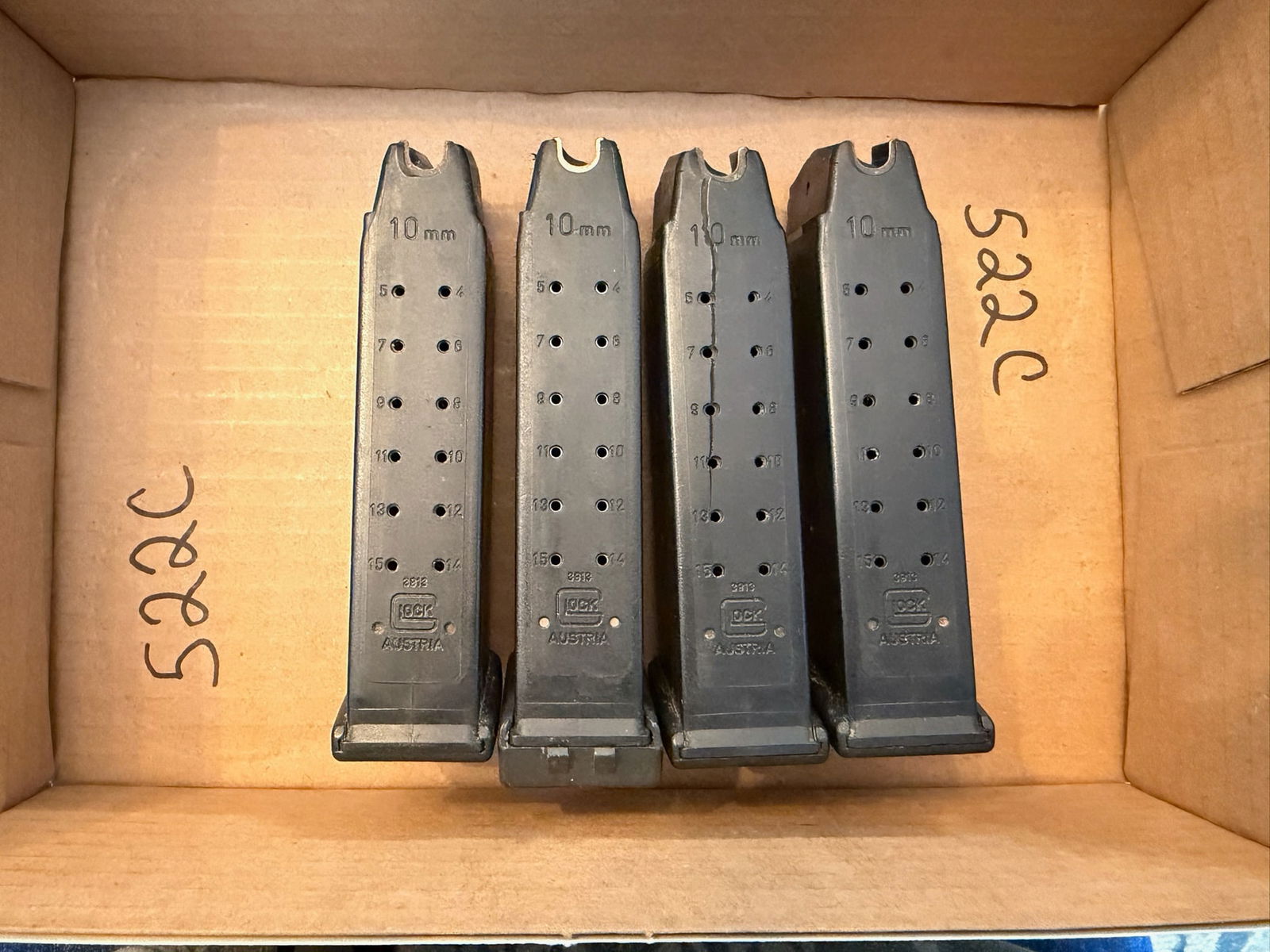 Four Glock 15 Round 10mm Magazines (1 of 1)