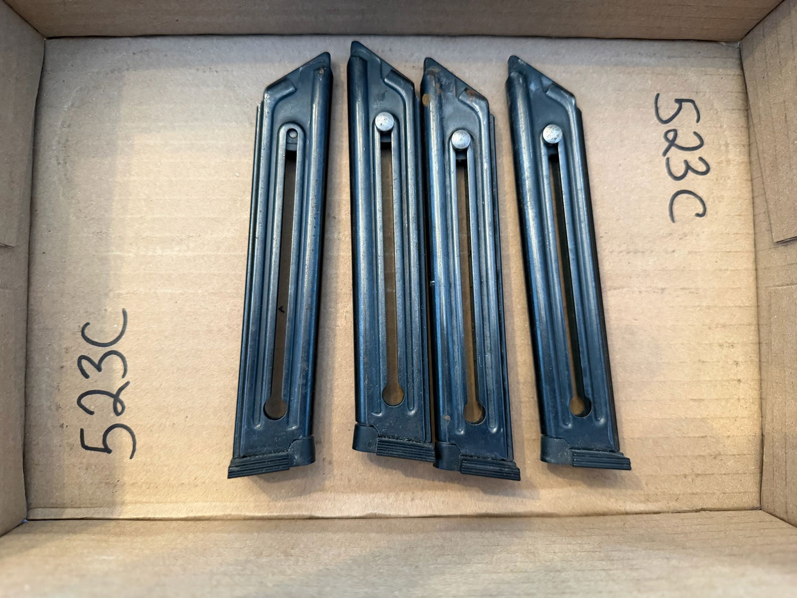 Four Ruger MK I/II/III Ten Round 22LR Magazines: Four Ruger MK I/II/III ten rounds 22LR magazines. See photos.