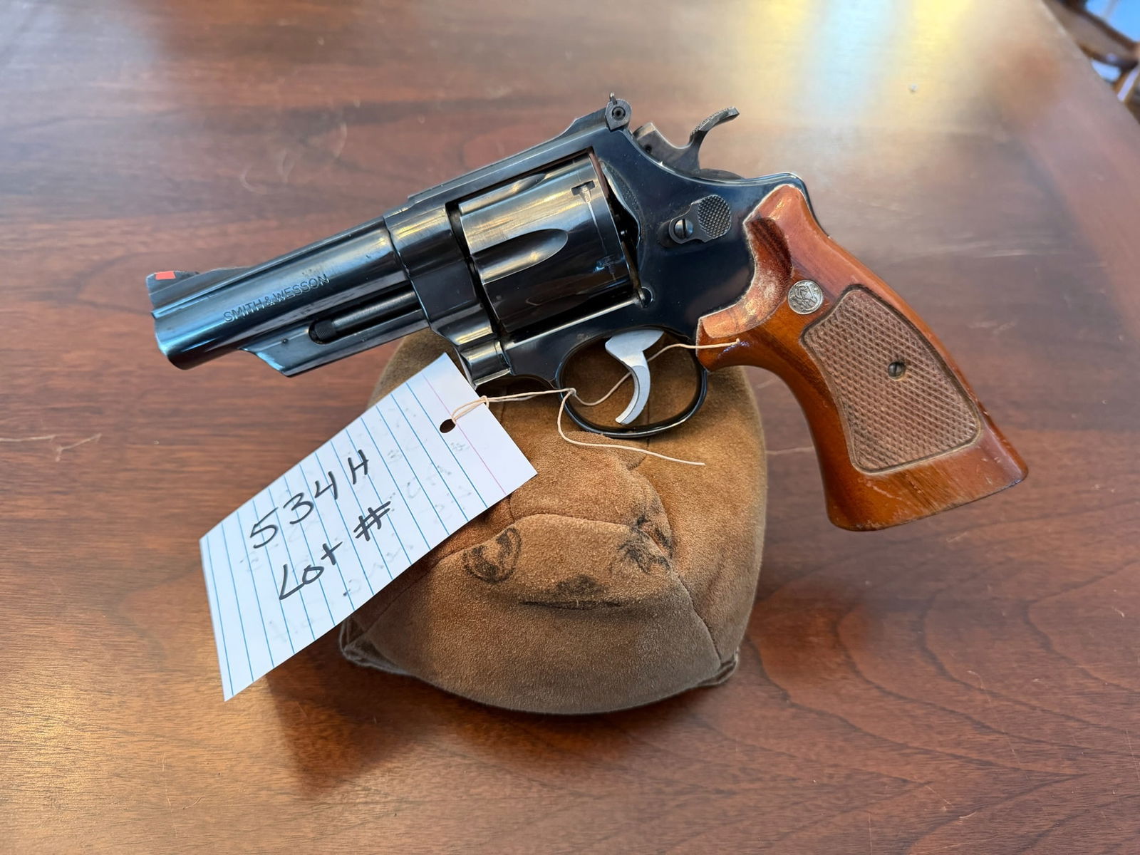 Smith & Wesson Model M-25-5: Smith & Wesson Model M-25-5. 45 Long Colt. Serial No. AJD8580. See photos.