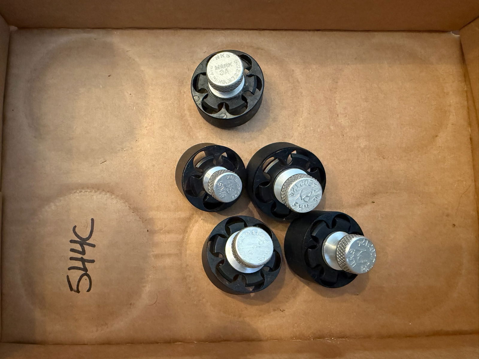 Five Smith & Wesson 38 Special/357 Magnum Speed Loaders (1 of 1)