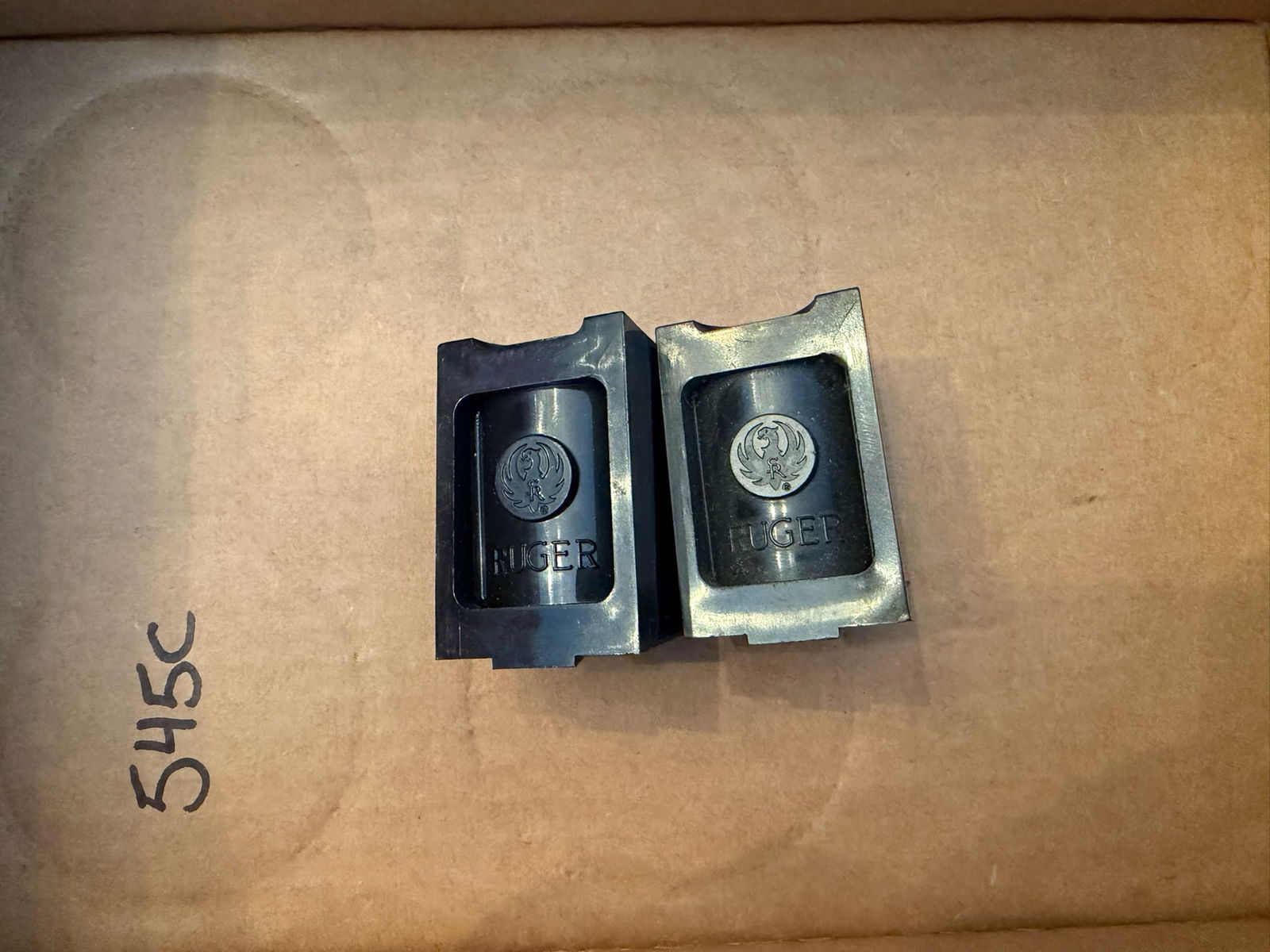 Two Ruger 22 Magnum Ten Round Magazines: Two Ruger 22 Magnum ten round magazines. Will fit a Ruger Model 10/22 Magnum or a Ruger Model 77. See photos.