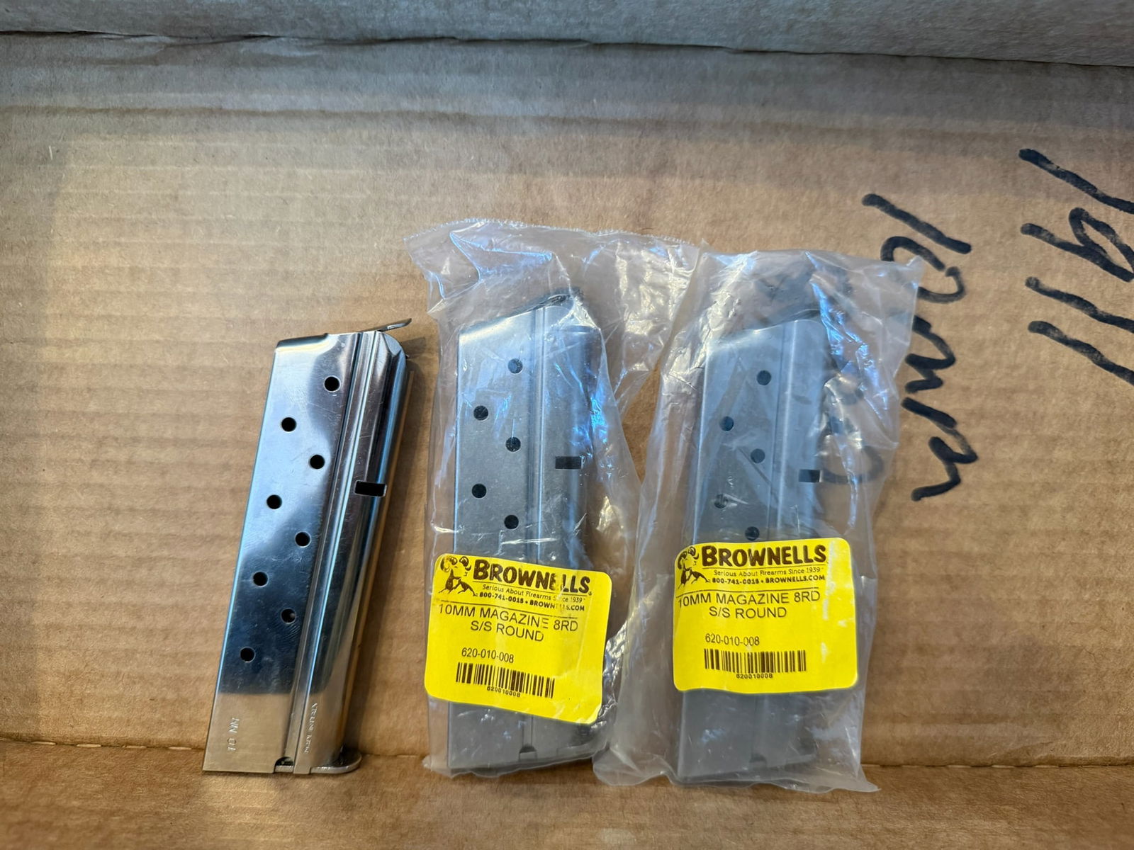 Three Standard 1911 Eight Round 10mm Magazines (1 of 1)