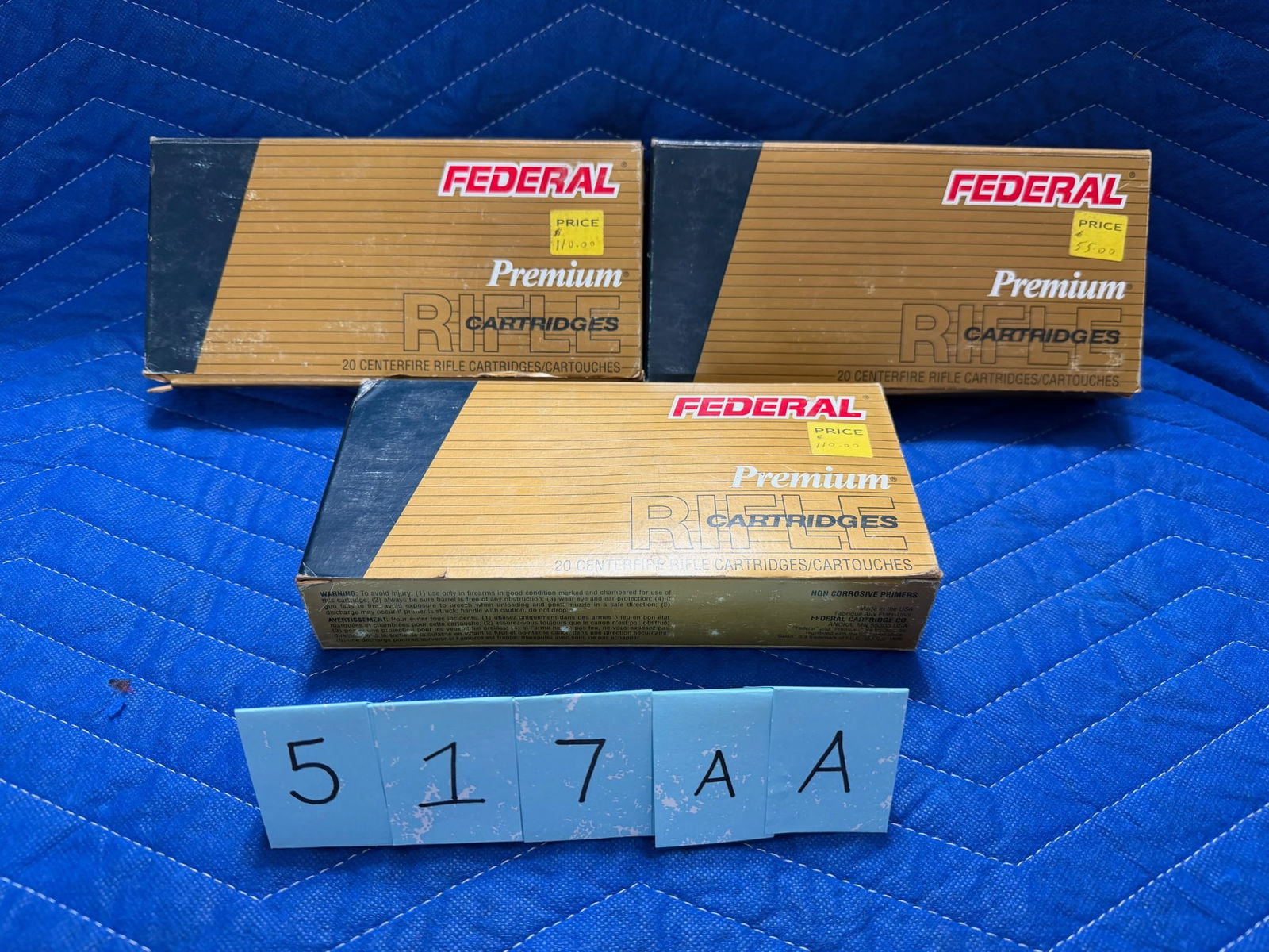 416 Rigby Ammo: Federal Premium Safari 416 Rigby ammunition. 400 grain Trophy Bonded. 50 rounds. See photos.