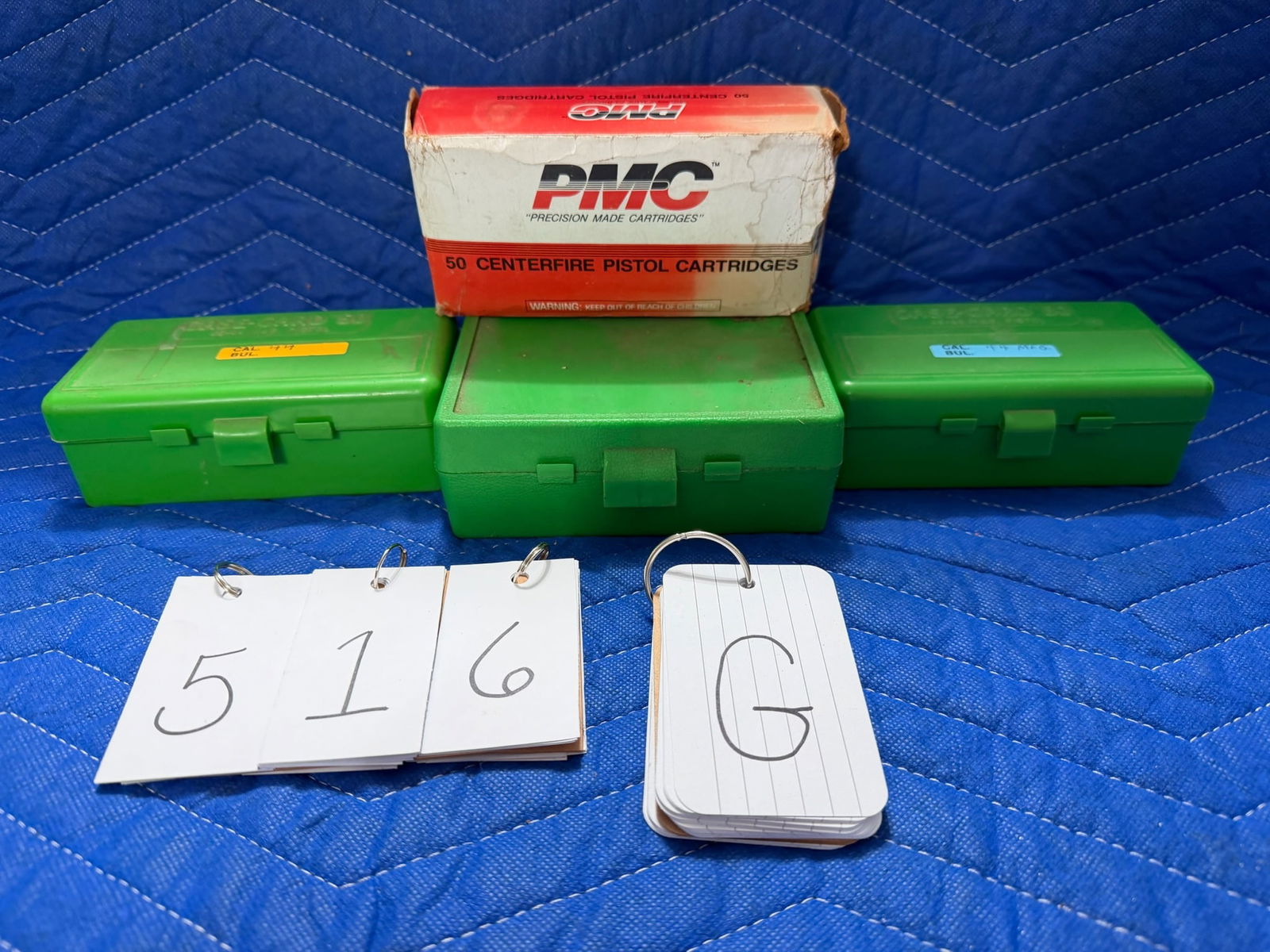 44 Remington Magnum Ammo: 44 Remington Magnum ammunition. One box of PMC, 180 grain JHP (44 rounds). One polymer case, 85 rounds. One polymer case, 50 rounds. One polymer case, 40 rounds. 219 rounds total. See photos.