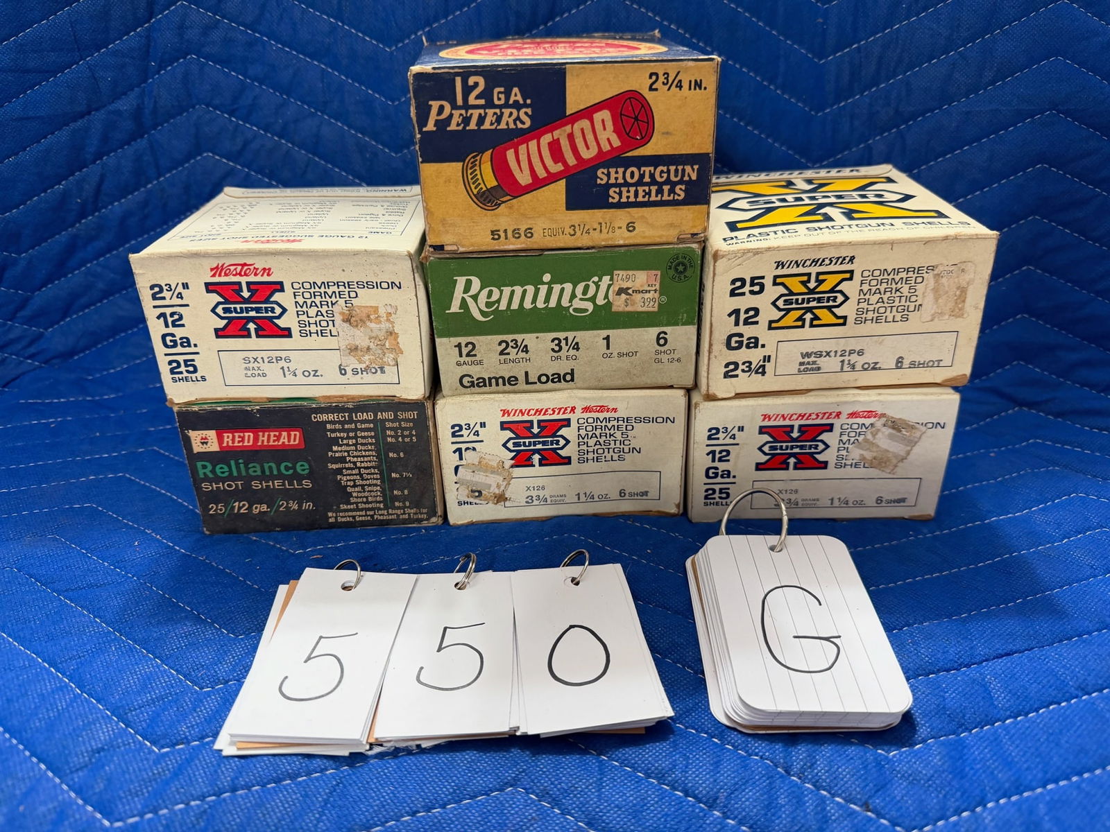 12 Gauge Shotgun Ammo: 12 gauge shotgun ammo. All No. 6 shot. All 2.75" shells Assorted manufacturers. See photos.