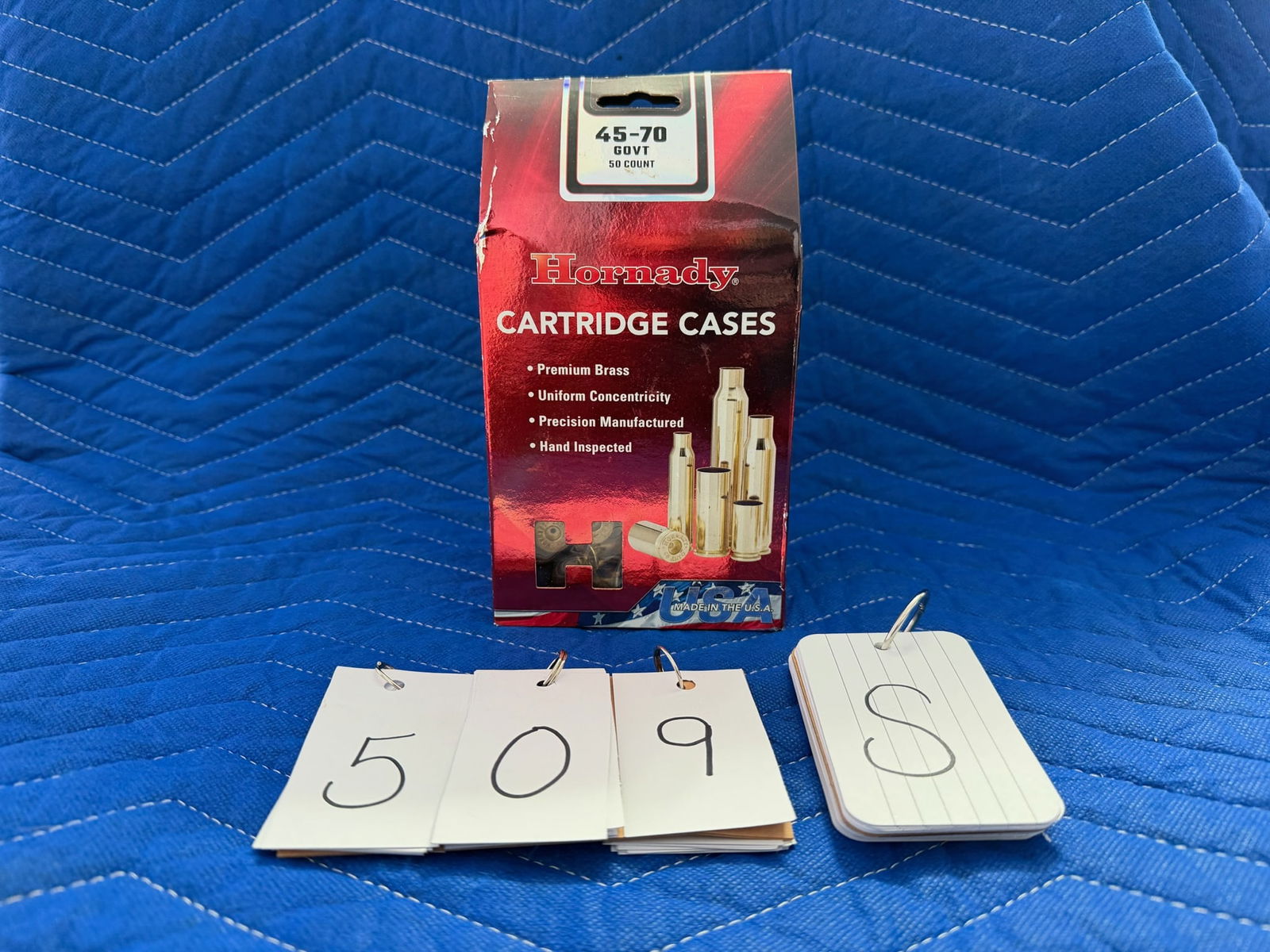 45-70 Government Brass: 45-70 Government brass casings. One new package of 50 brass casings by Hornady. See photos.