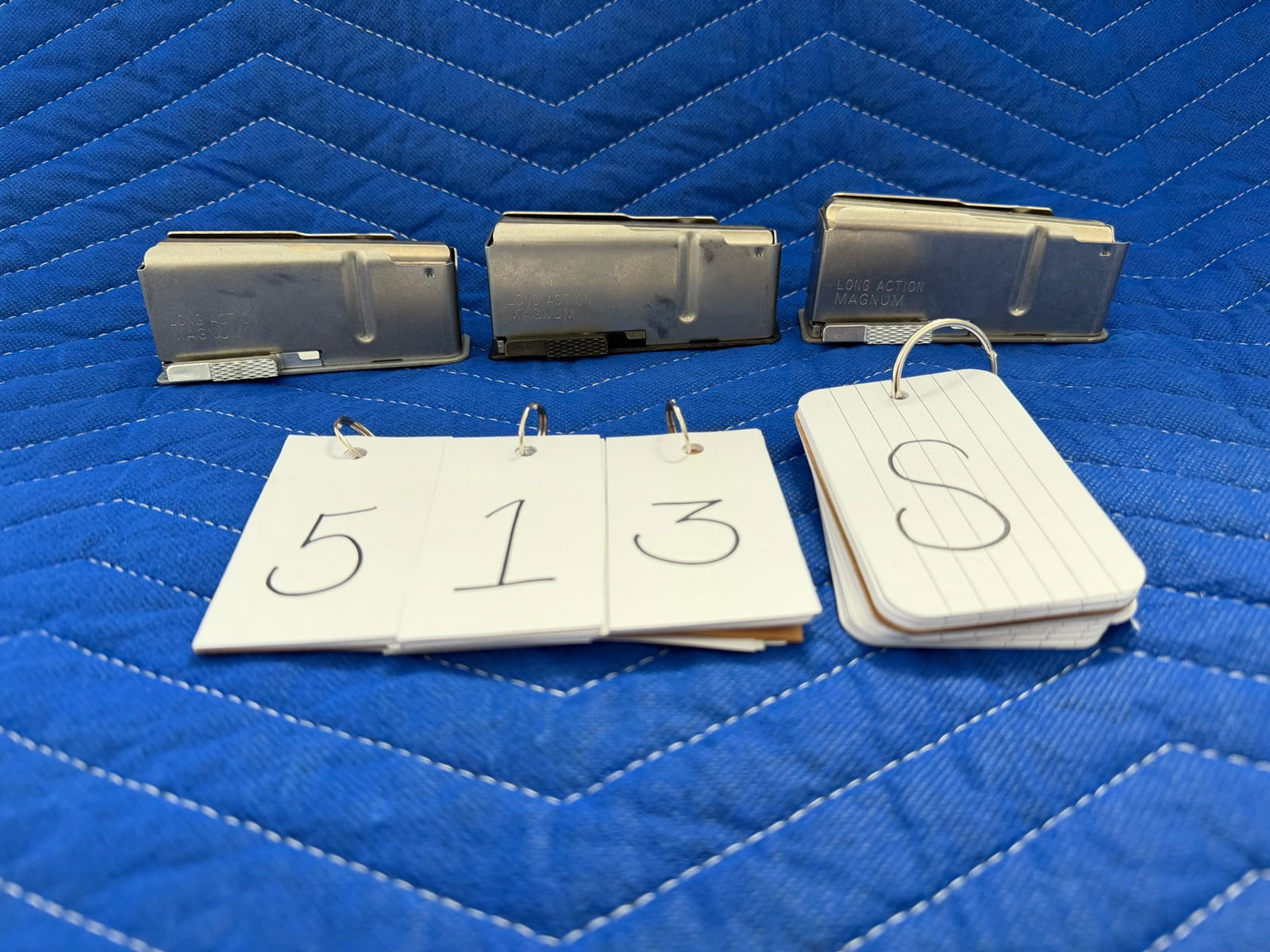 Three Magazines: Three long action rifle magazines. For Remington bolt rifles. See photos.