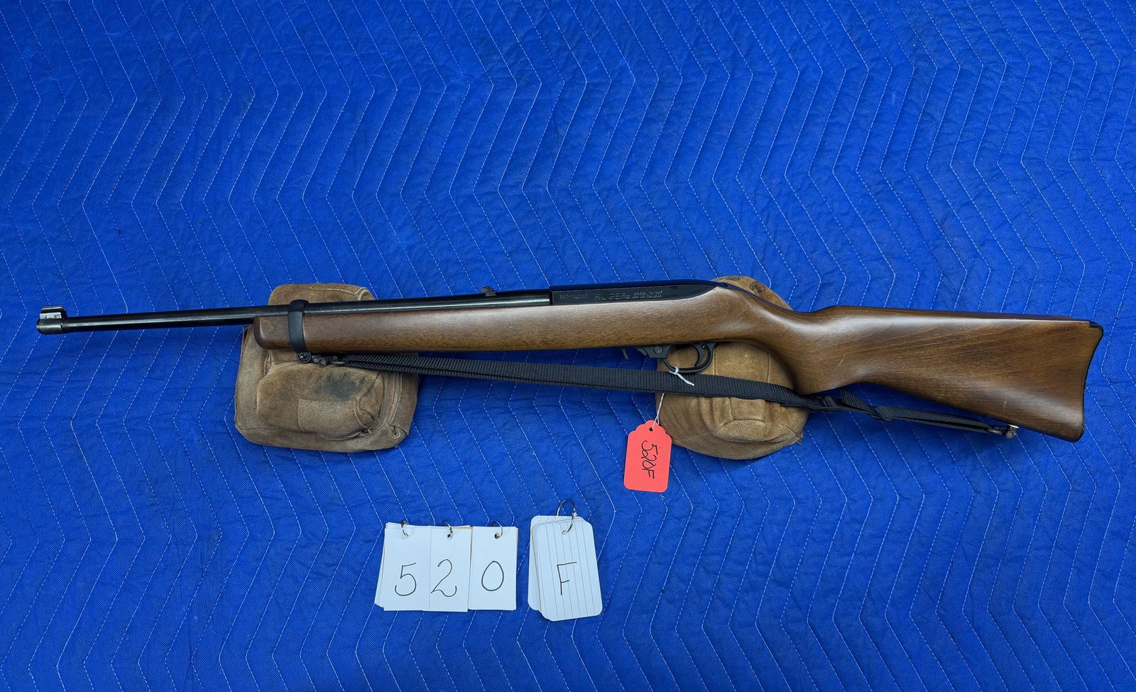 Ruger Model 10/22: Ruger Model 10/22. 22LR. 18" barrel. Has 1" nylon sling. In excellent condition. Serial No. 357-04727. See photos.