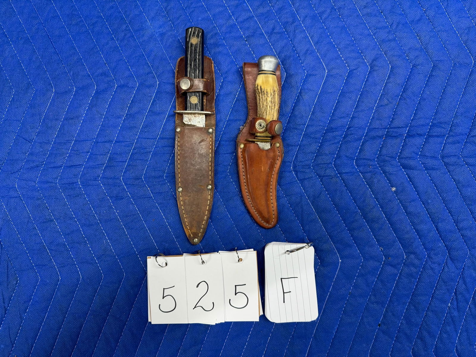 Two Knives with Leather Sheaths - 3