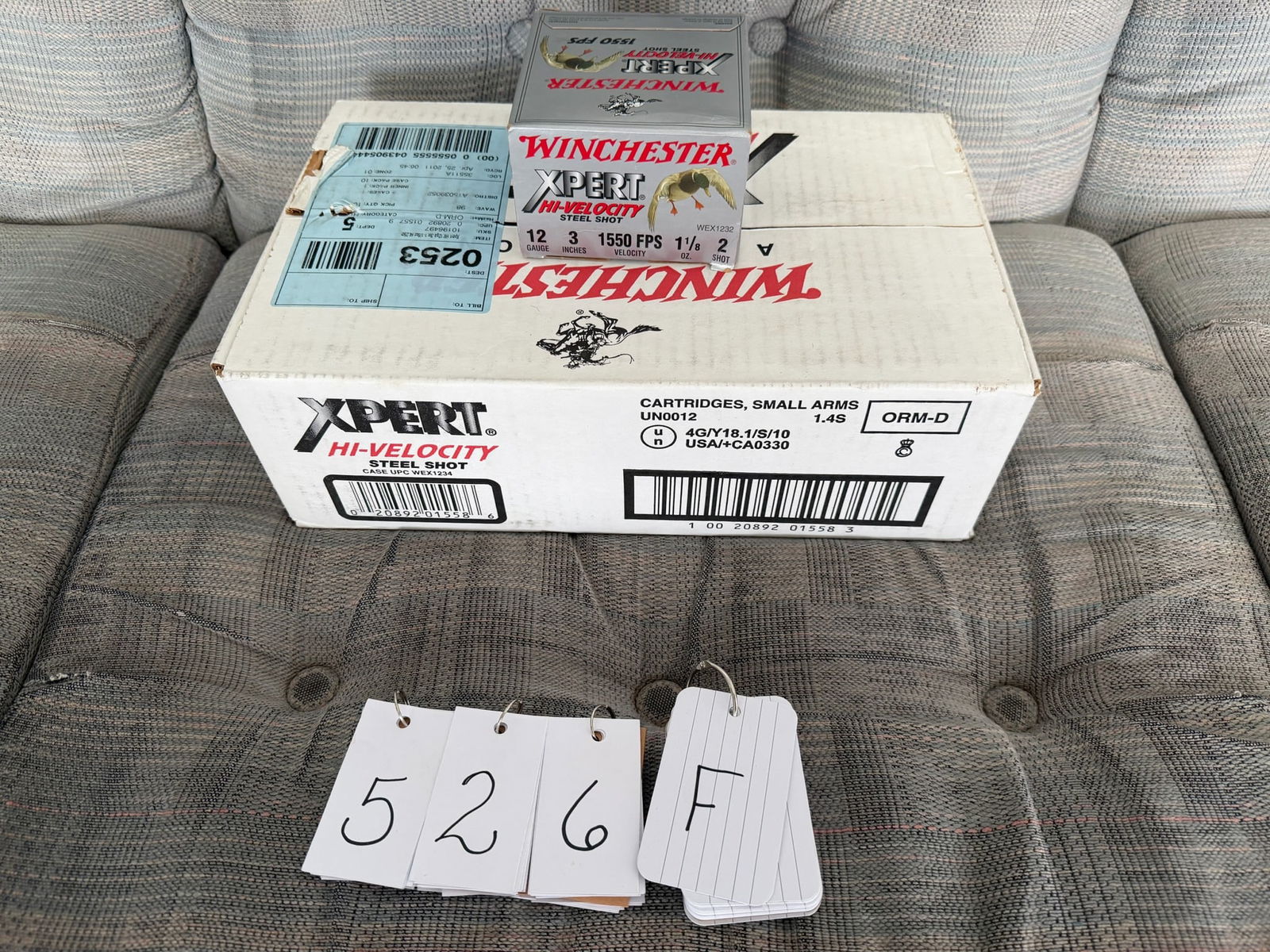 12 Guage Steel Waterfowl Shotgun Ammo: 12 gauge shotgun ammunition. One case (10 boxes) of Winchester Xpert Hi-Velocity Steel Shot. No. 2 shot, 3" shells, 1.125 oz. 250 rounds. See photos.