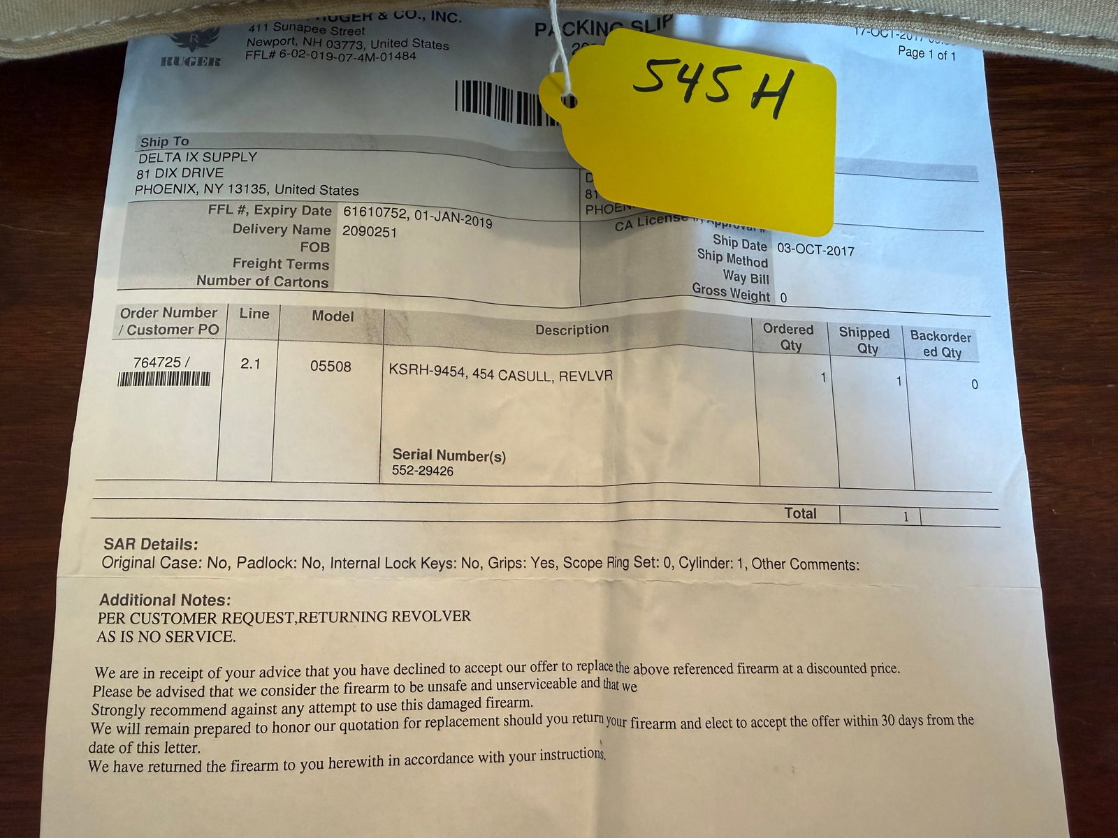 Ruger Super Redhawk - 3