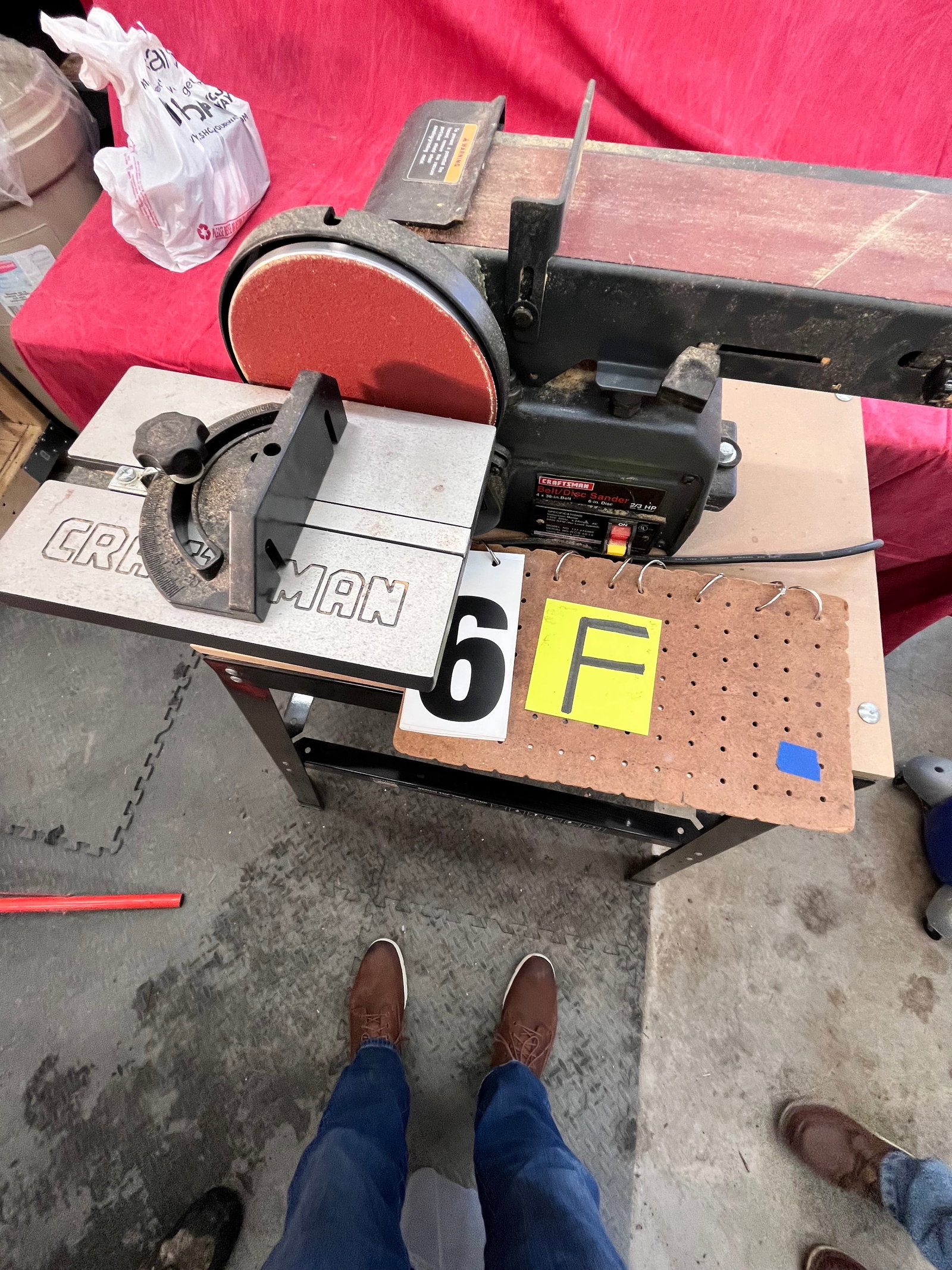 Craftsman Belt Sander on Stand - 2