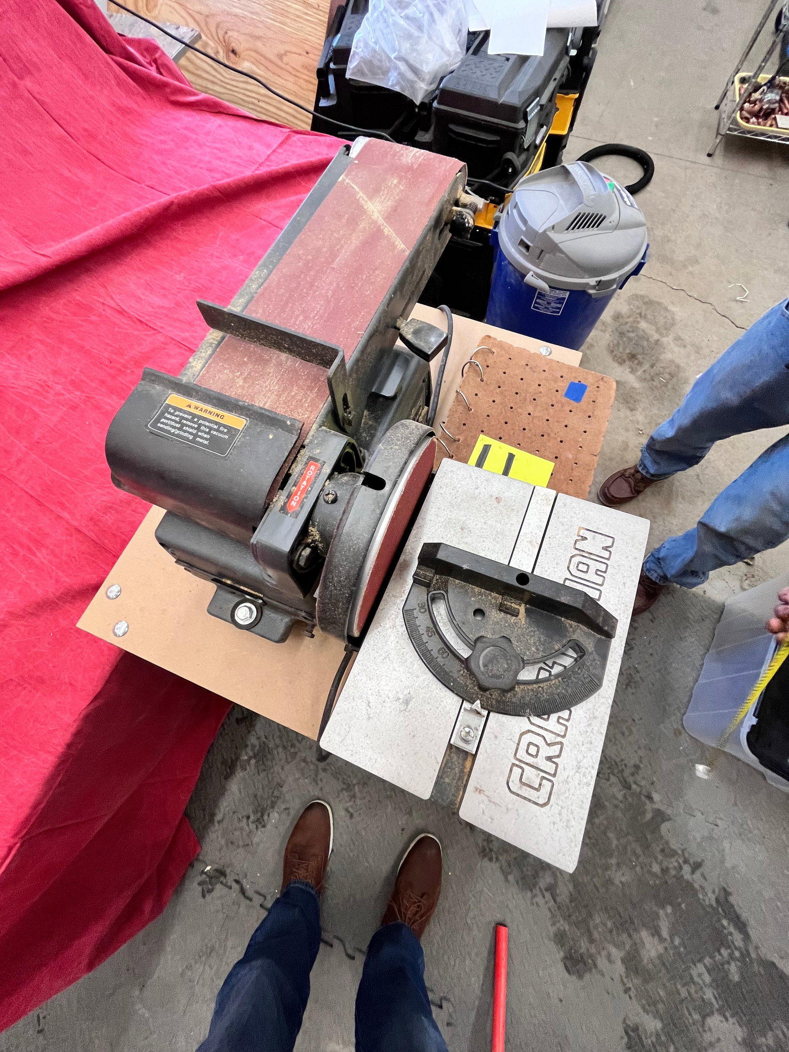 Craftsman Belt Sander on Stand - 3