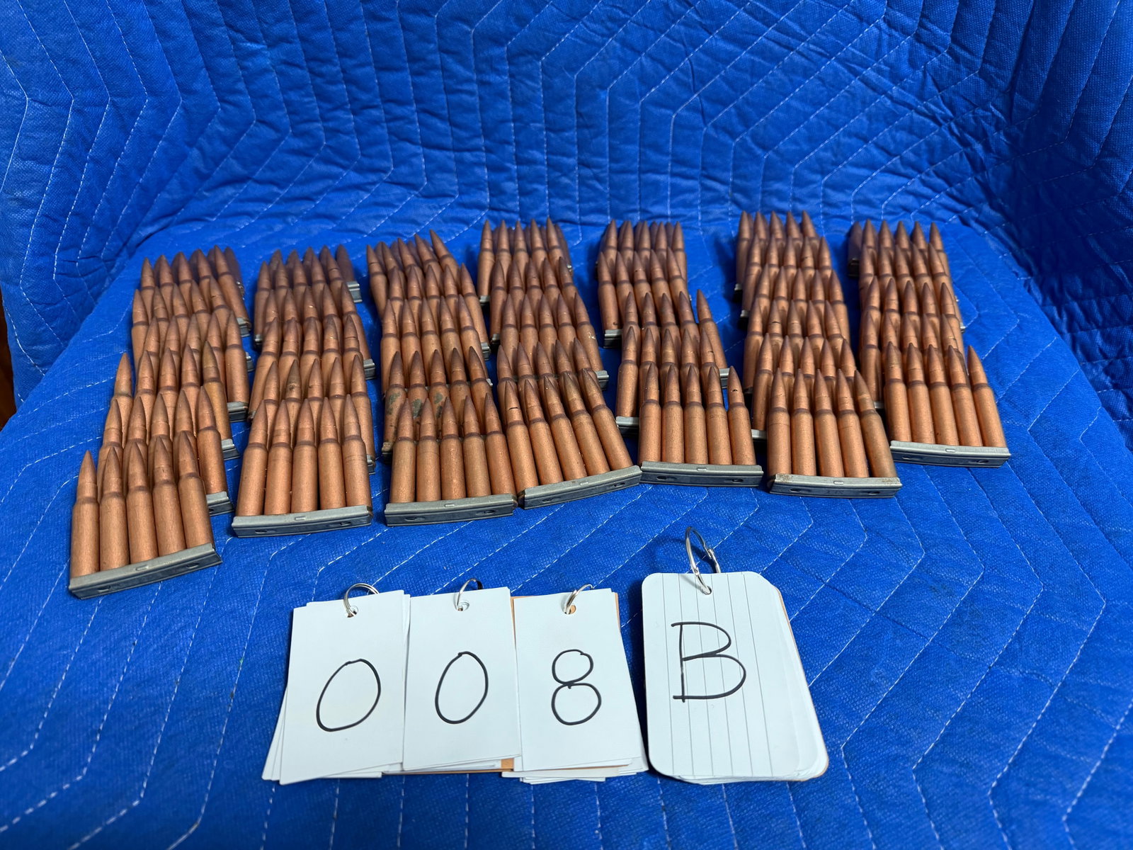 308 Military Ammo: 308 Military ammunition. 44 SEY stripper clips containing five rounds each. 220 rounds total. See photos. Please read the Terms and Conditions of this auction THOROUGHLY for IMPORTANT bidder informati