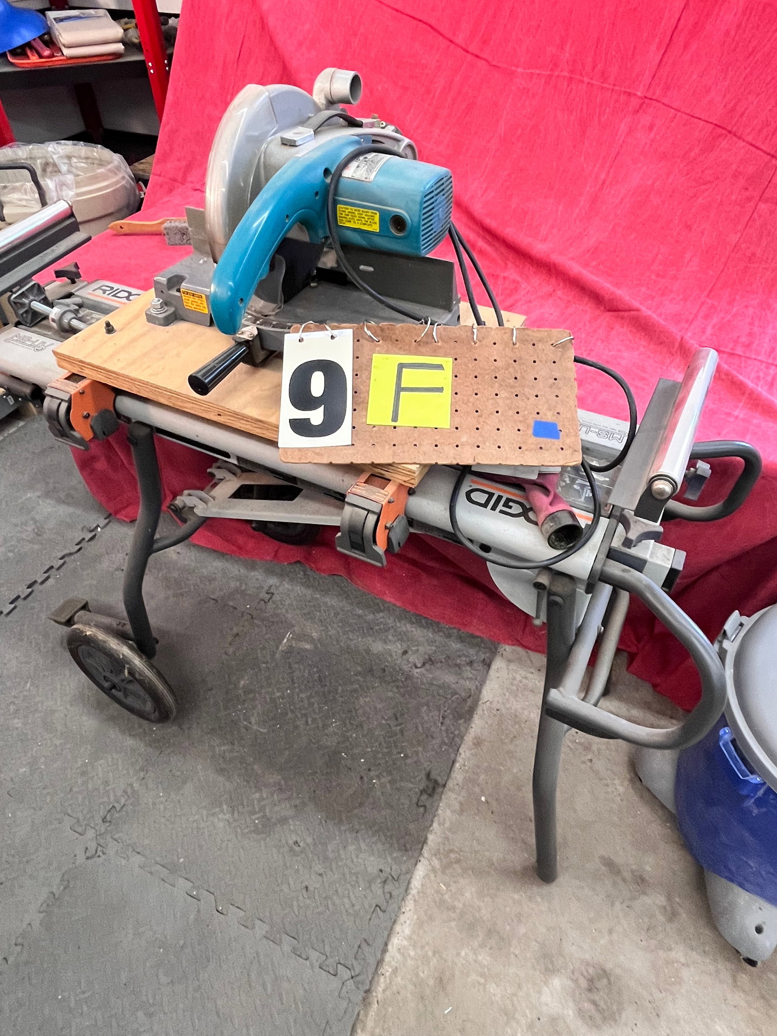 Makita Chop Saw on Ridgid Floor Stand (1 of 2)