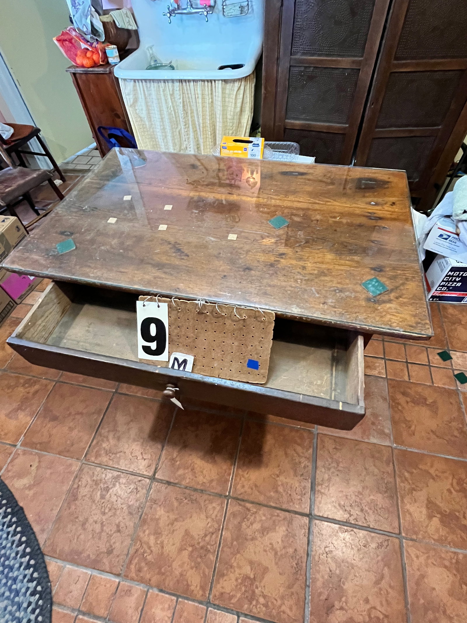 Circa 1790s One Drawer Tavern Table (1 of 3)