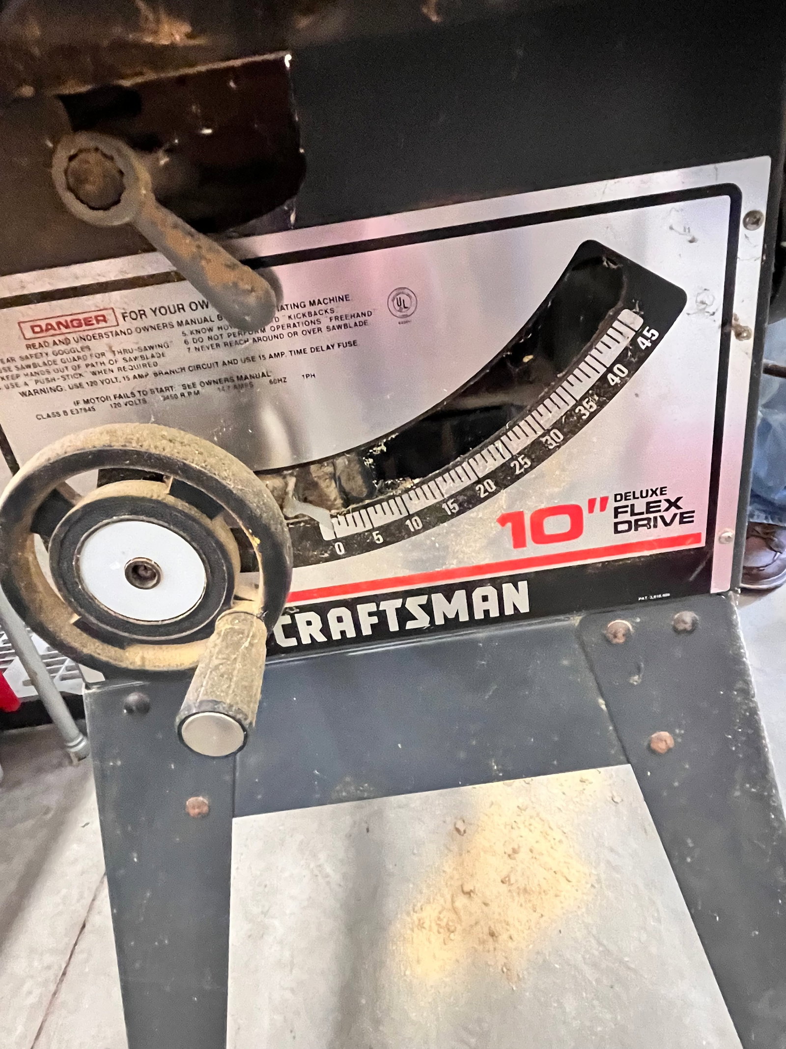 10" Craftsman Table Saw on Stand - 2