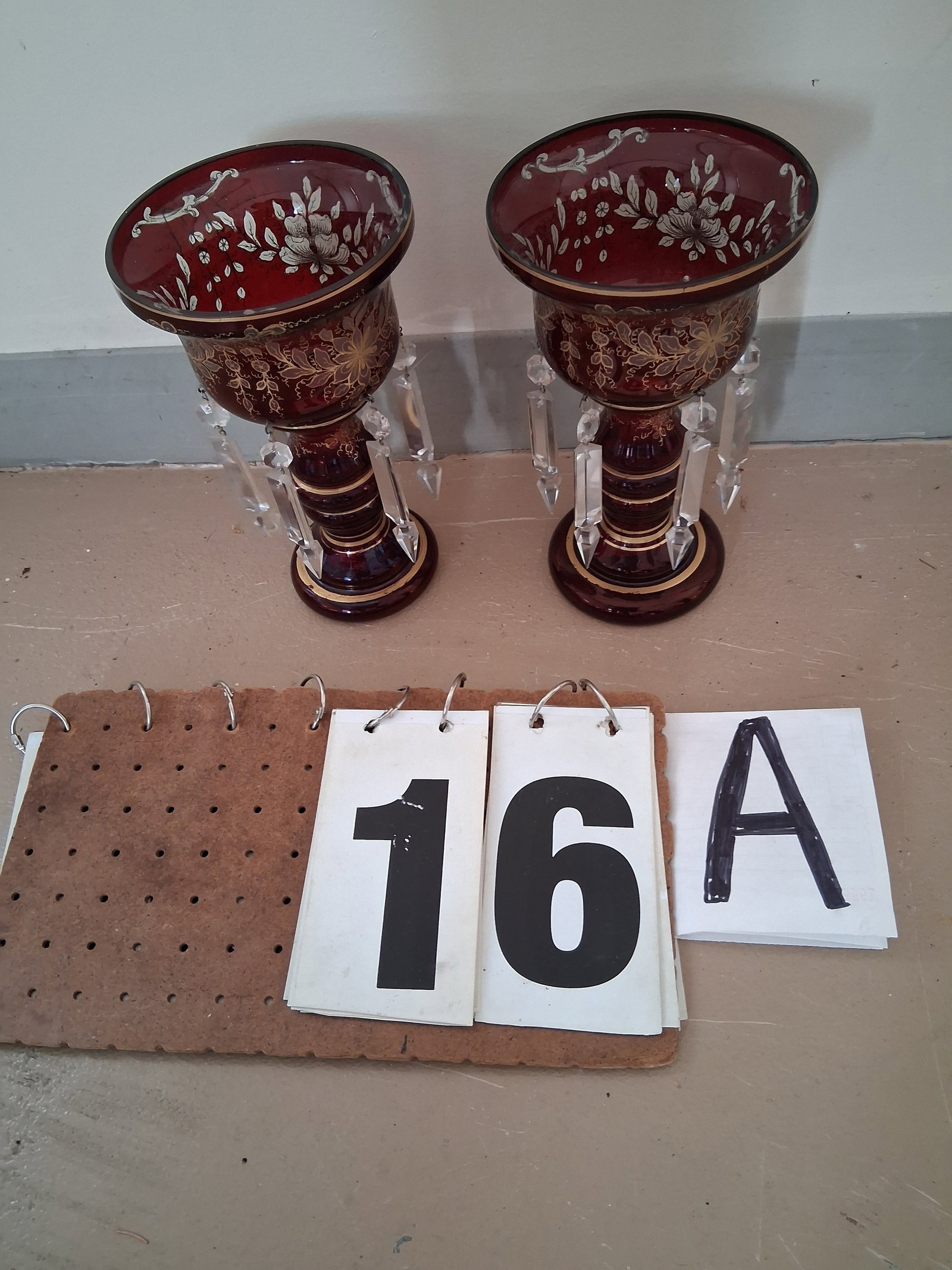 Pair of Prismed Lusters (1 of 2)