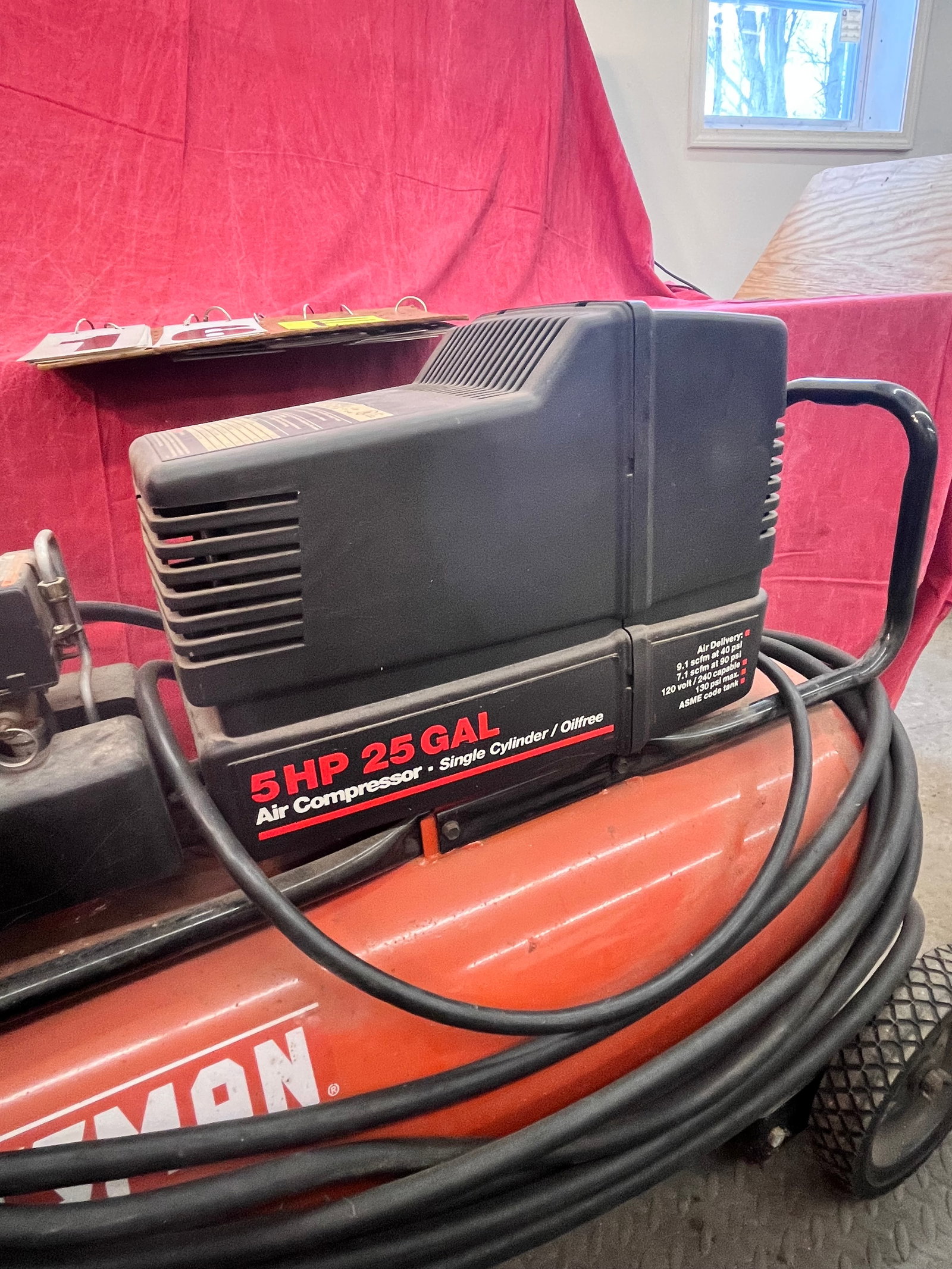 25 Gallon 5HP Craftsman Air Compressor - 2